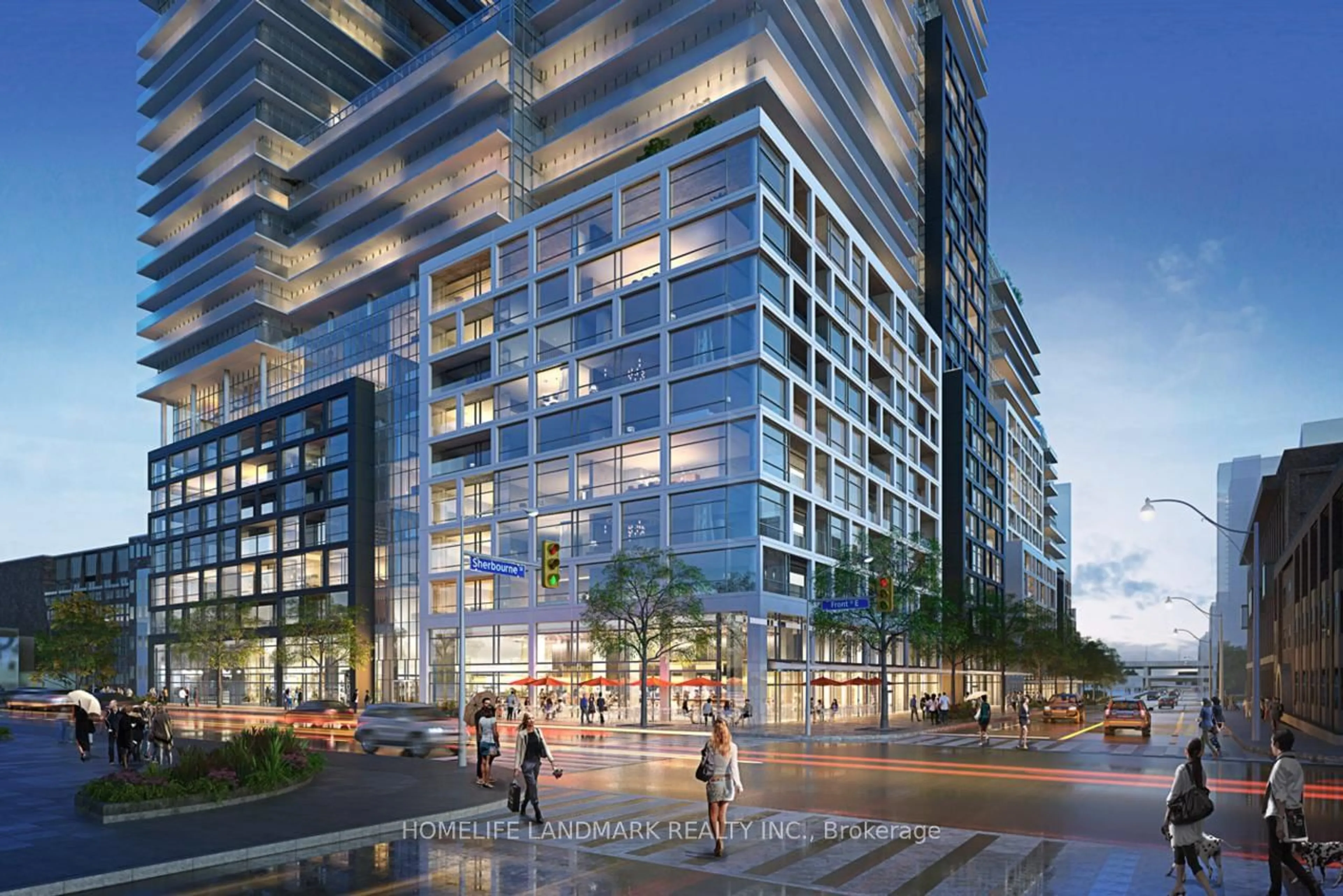 Indoor foyer for 135 Lower Sherbourne St #570, Toronto Ontario M5A 1Y4