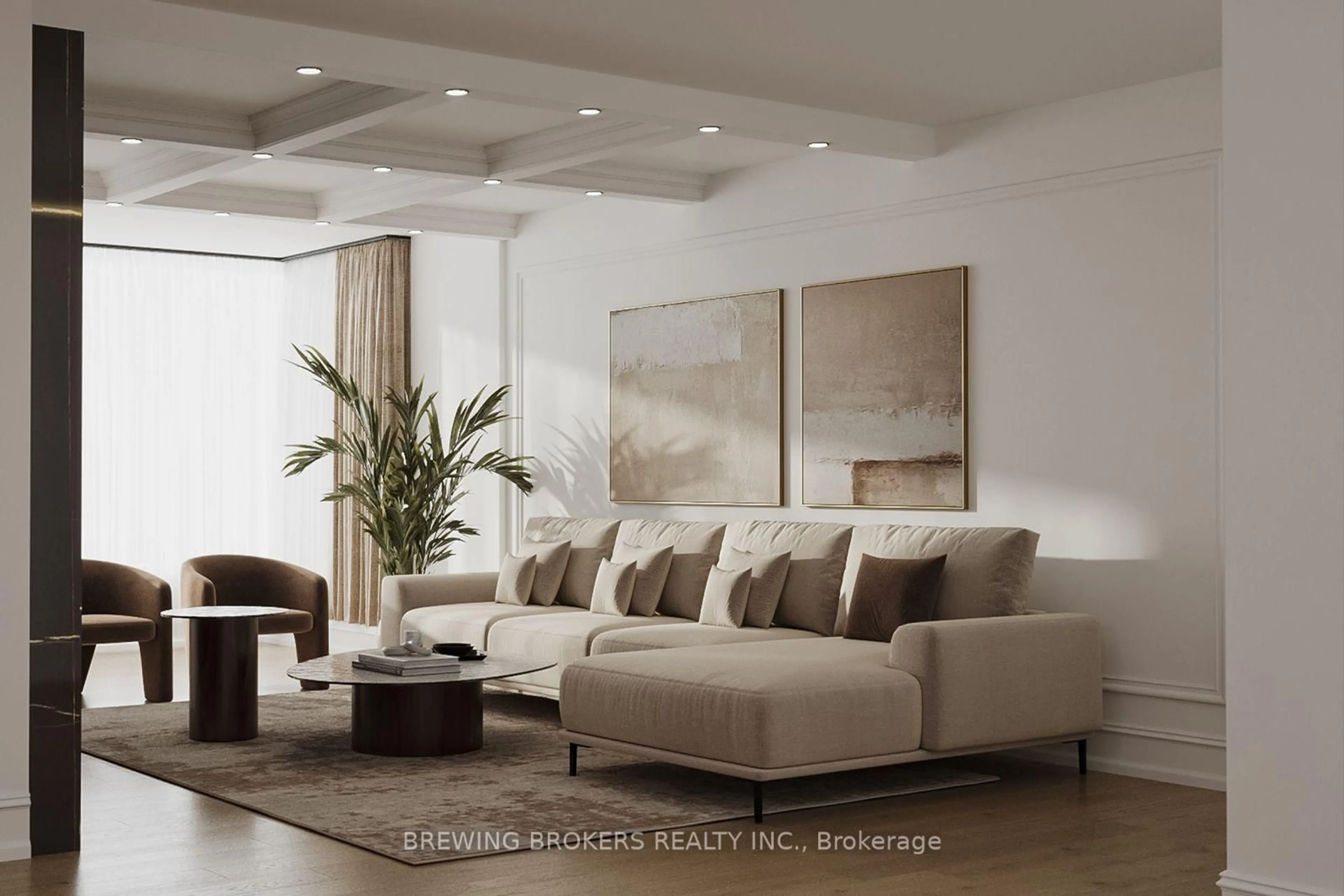 Living room with furniture, unknown for 65 Spring Garden Ave #1504, Toronto Ontario M2N 6H9