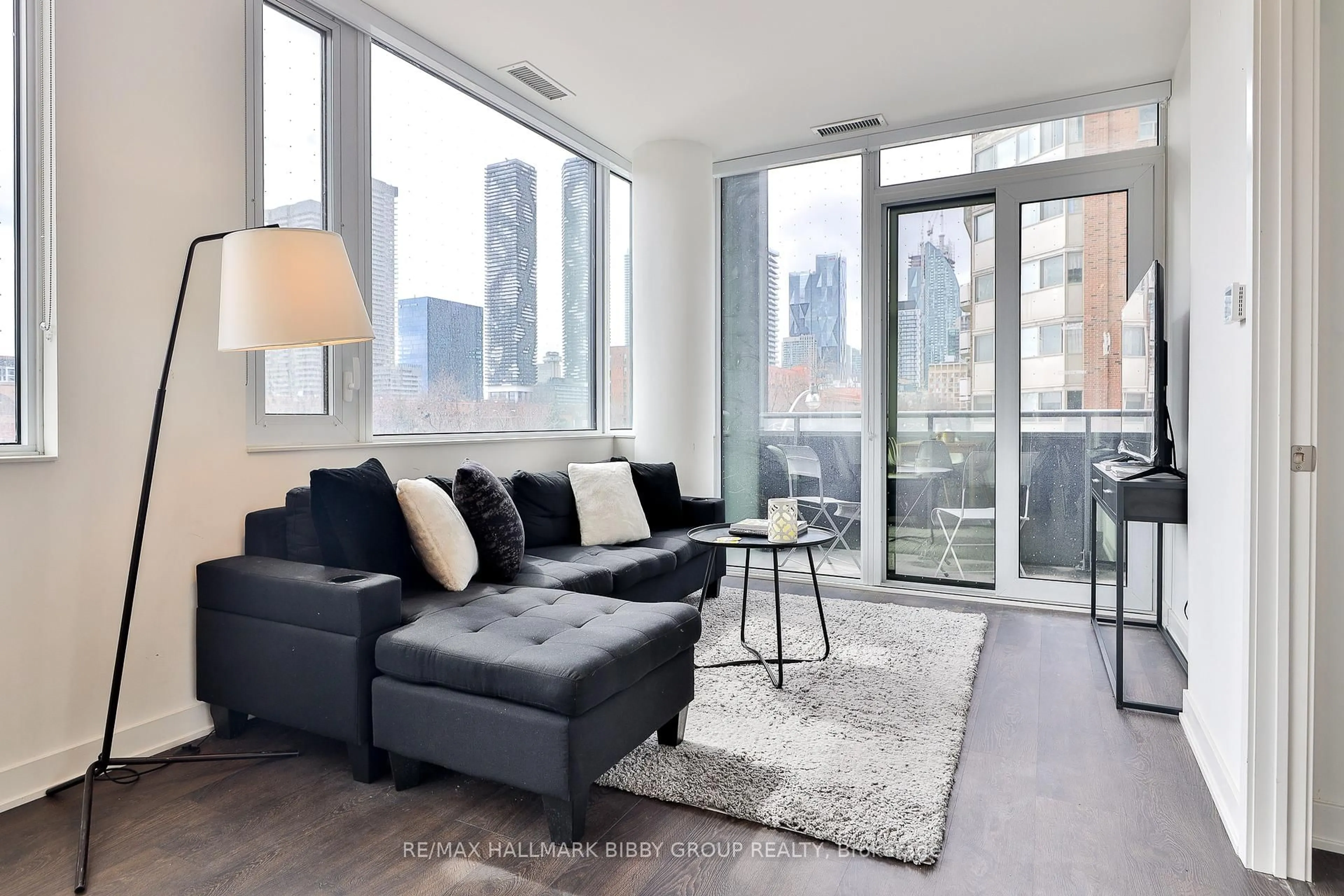 Living room with furniture, unknown for 121 Lower Sherbourne St #227, Toronto Ontario M5A 0W8