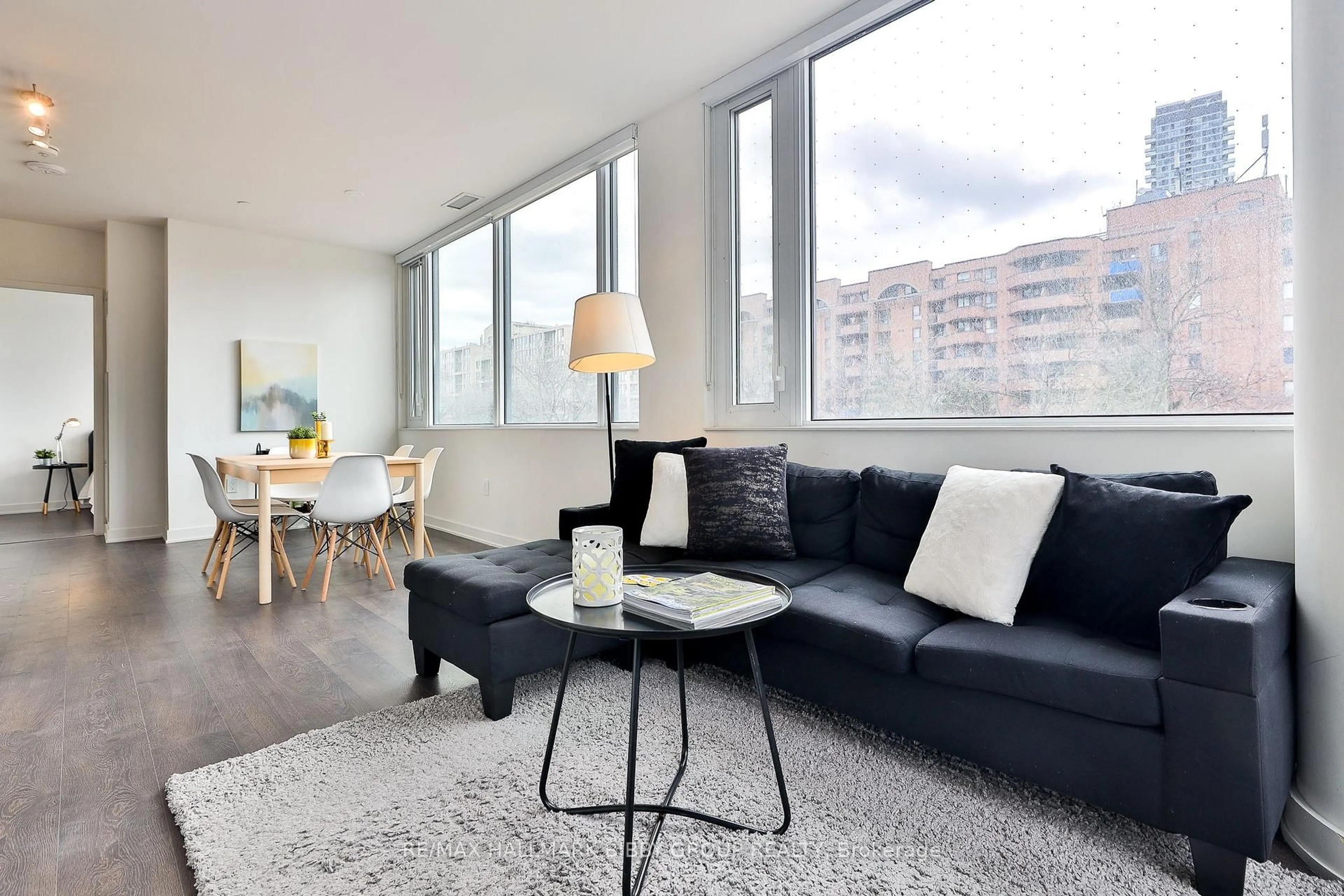 Living room with furniture, unknown for 121 Lower Sherbourne St #227, Toronto Ontario M5A 0W8