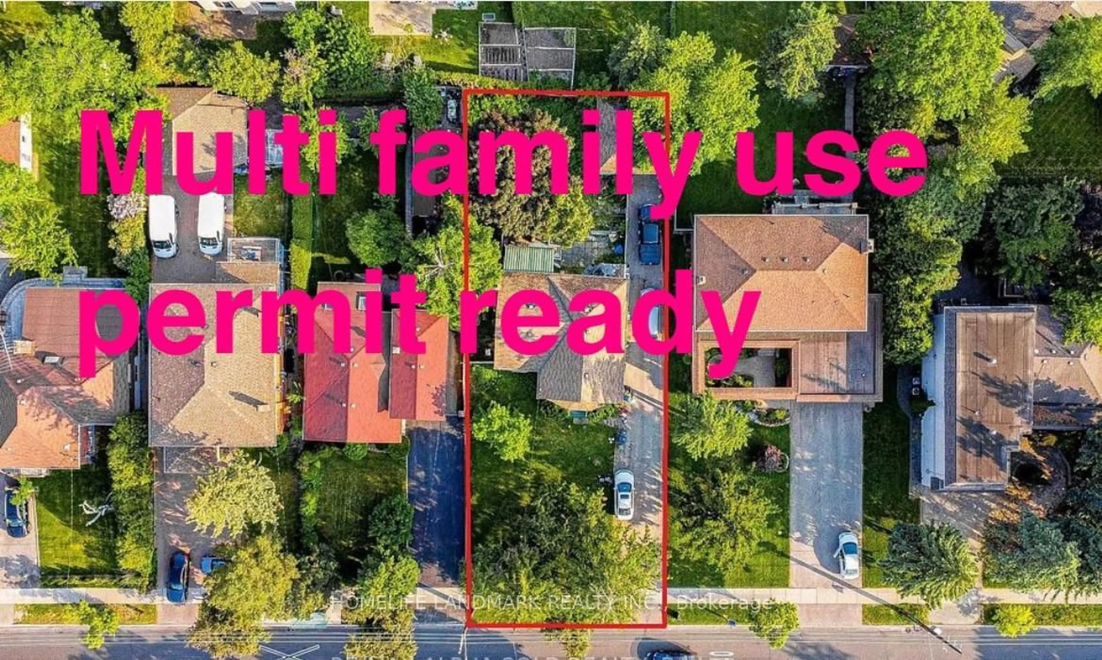 A pic from outside/outdoor area/front of a property/back of a property/a pic from drone, street for 247 Drewry Ave, Toronto Ontario M2M 1E3