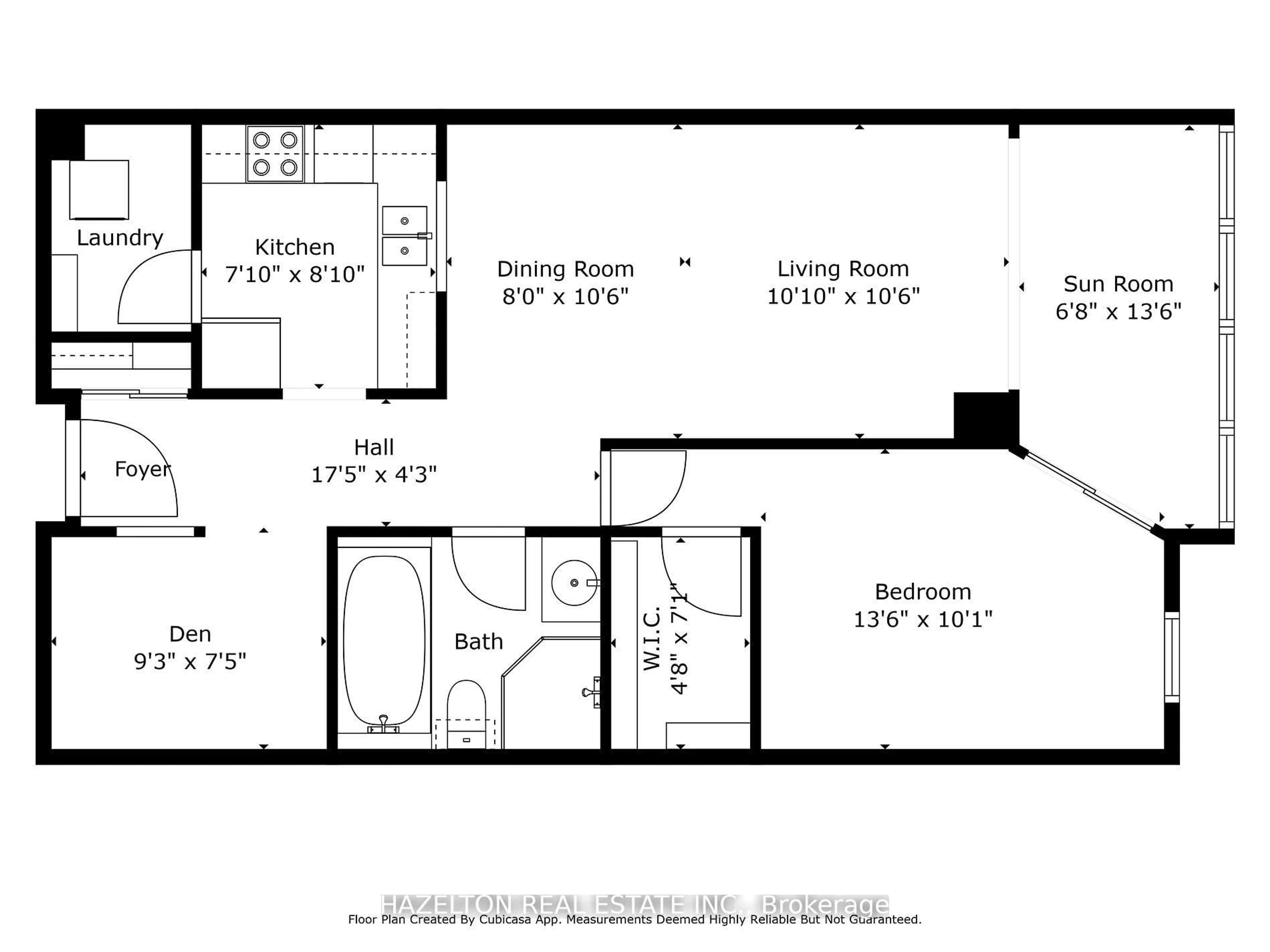 Floor plan for 225 Davenport Rd #211, Toronto Ontario M5R 3R2