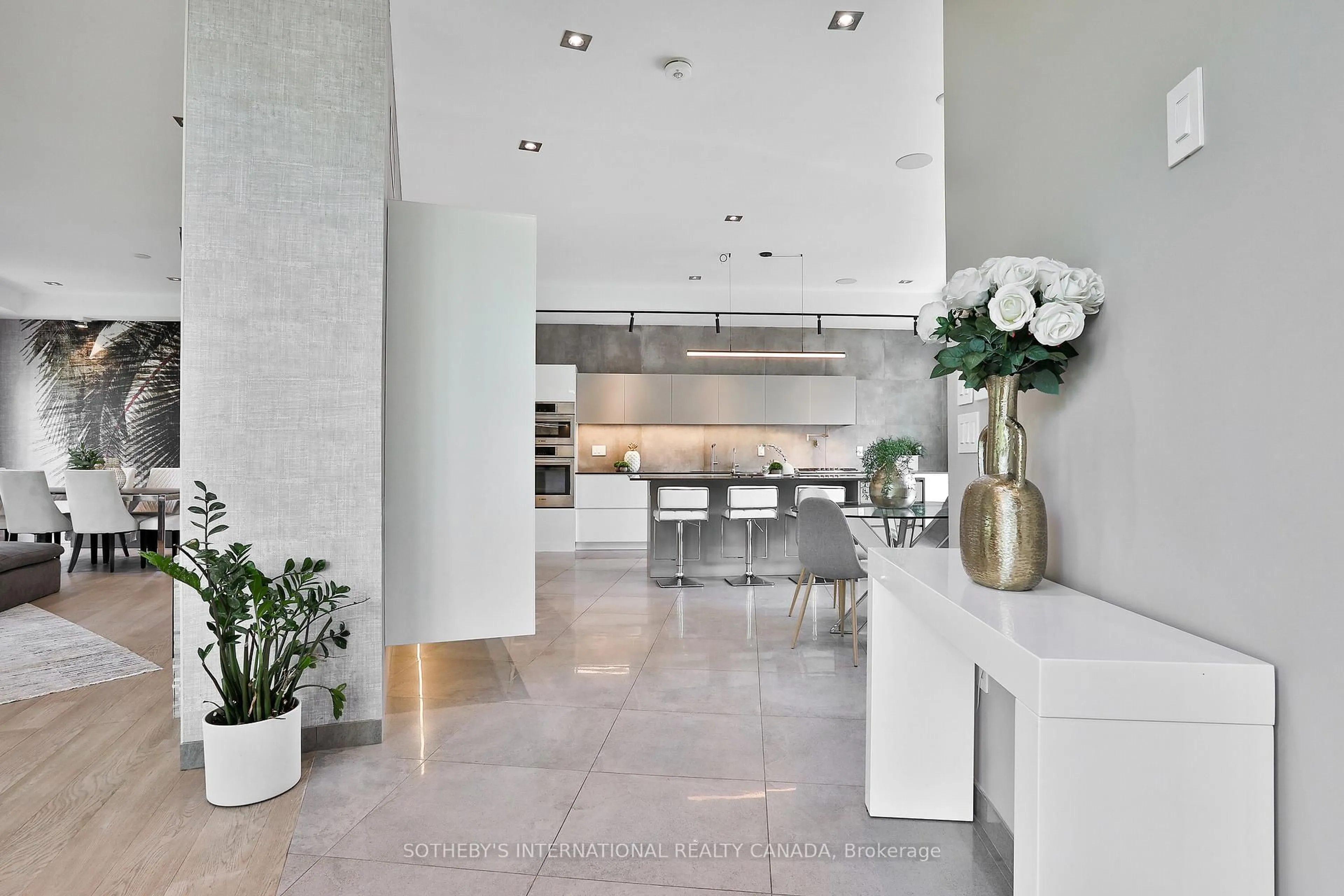 Contemporary kitchen, ceramic/tile floor for 31 Overton Cres, Toronto Ontario M3B 2V4