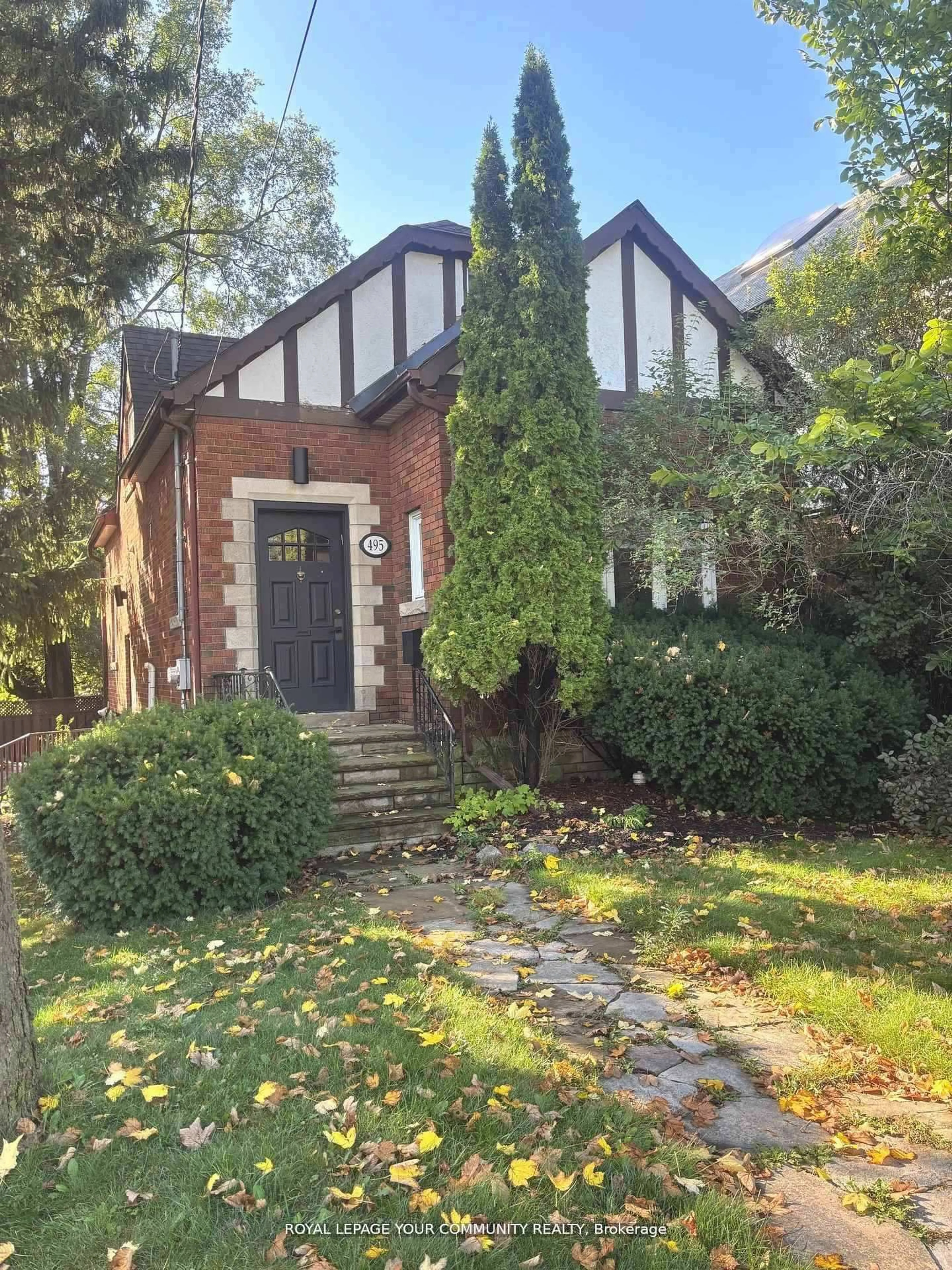 Home with brick exterior material, street for 495 St. Germain Ave, Toronto Ontario M5M 1X3