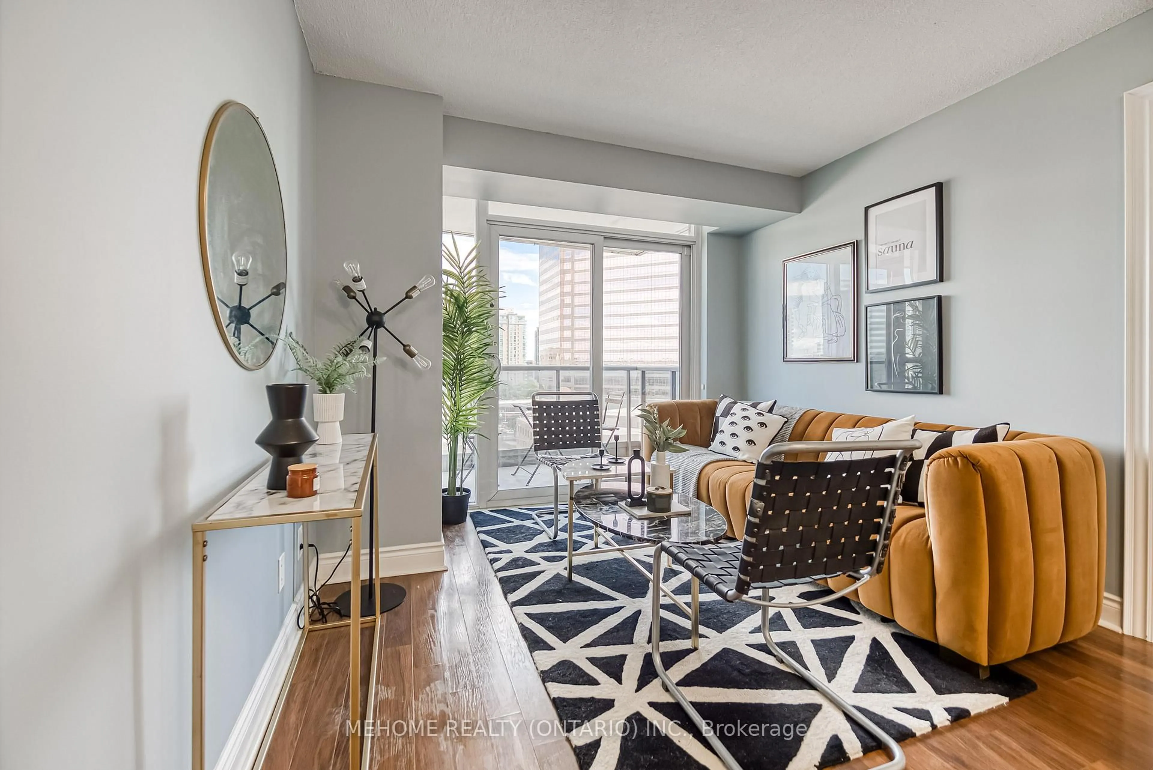 Living room with furniture, unknown for 25 Greenview Ave #1025, Toronto Ontario M2M 0A5