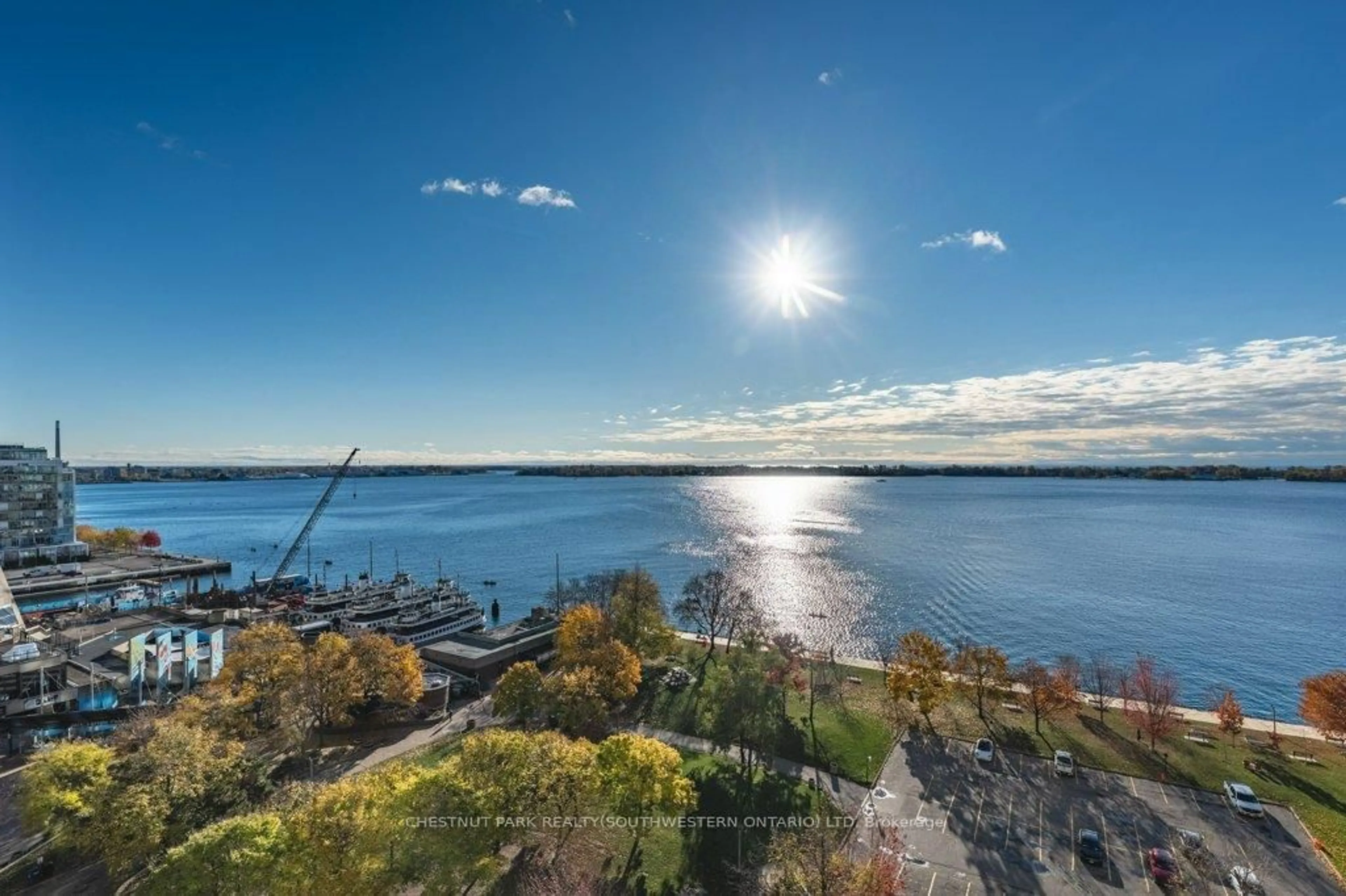 A pic from outside/outdoor area/front of a property/back of a property/a pic from drone, water/lake/river/ocean view for 33 Harbour Sq #1416, Toronto Ontario M5J 2G2