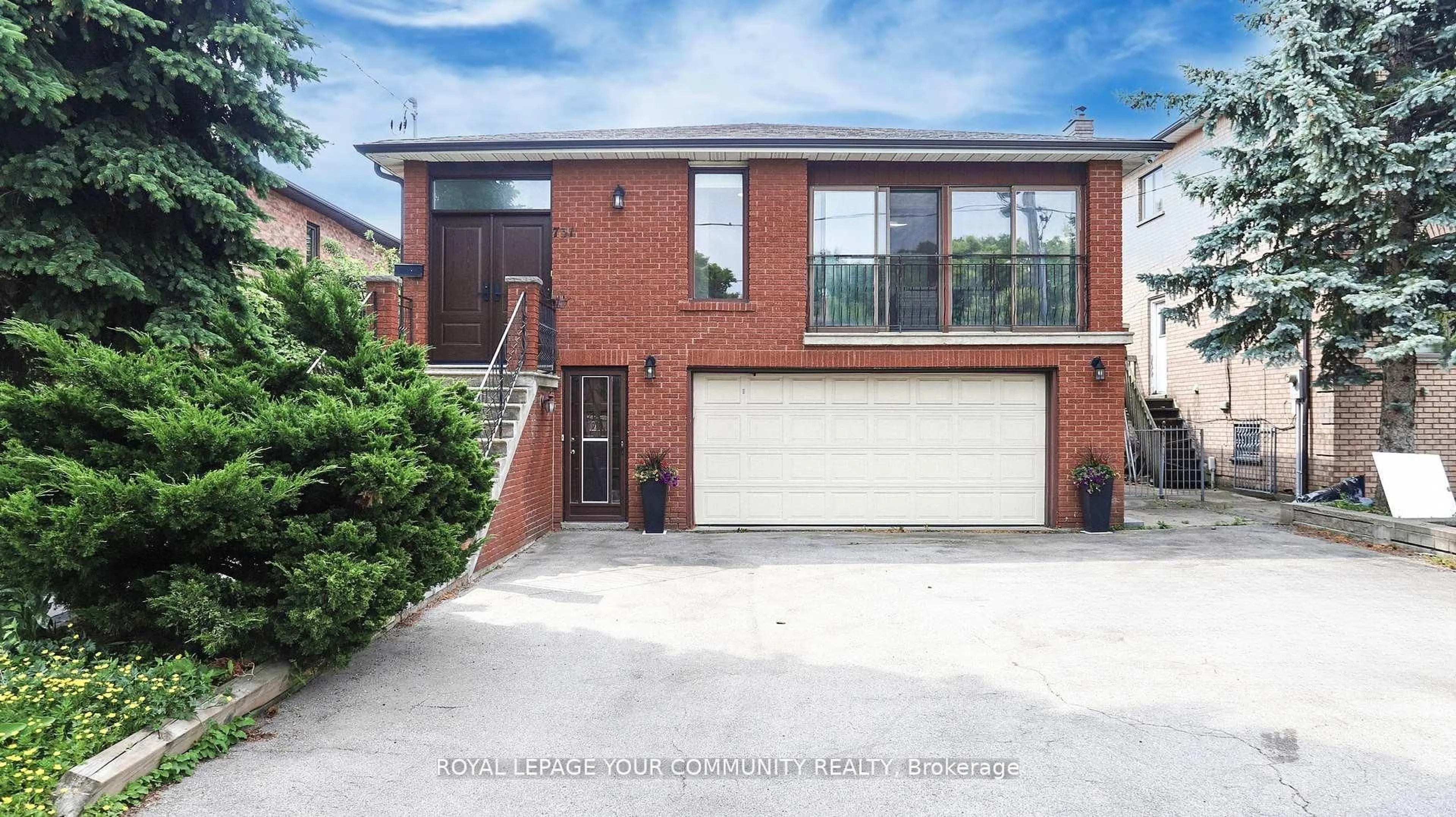Home with brick exterior material, street for 731 Glencairn Ave, Toronto Ontario M6B 1Z9
