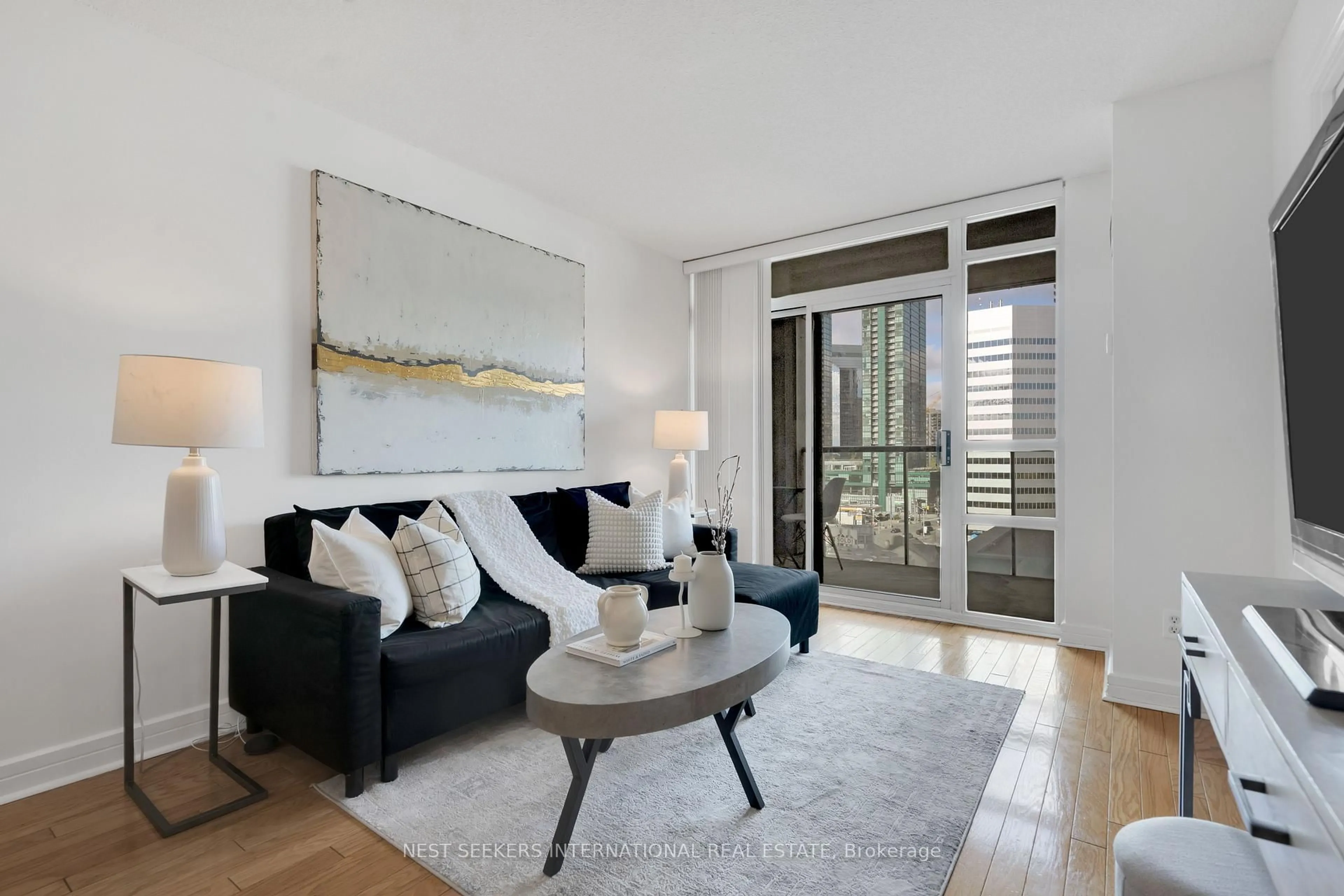 Living room with furniture, unknown for 16 Harrison Garden Blvd #1011, Toronto Ontario M2N 7J6