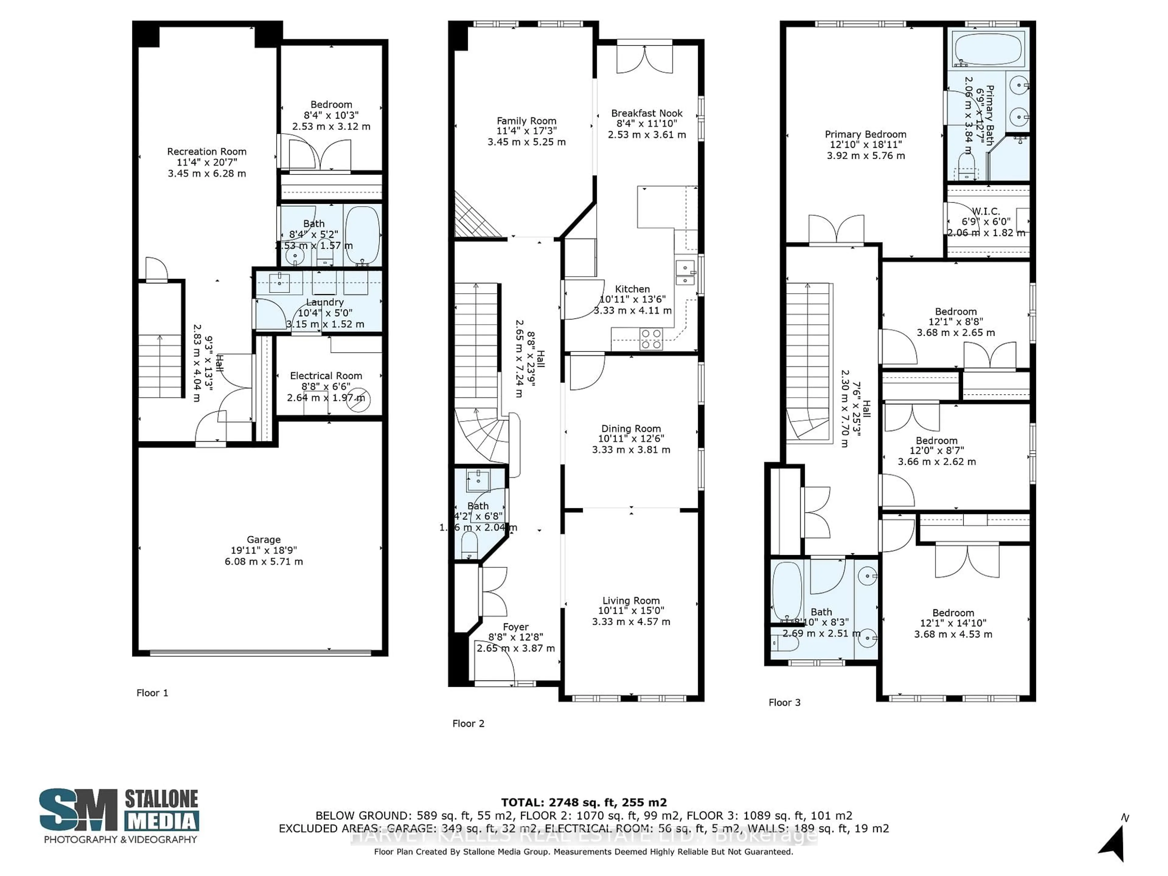 Floor plan for 398 Bedford Park, Toronto Ontario M5M 1J8
