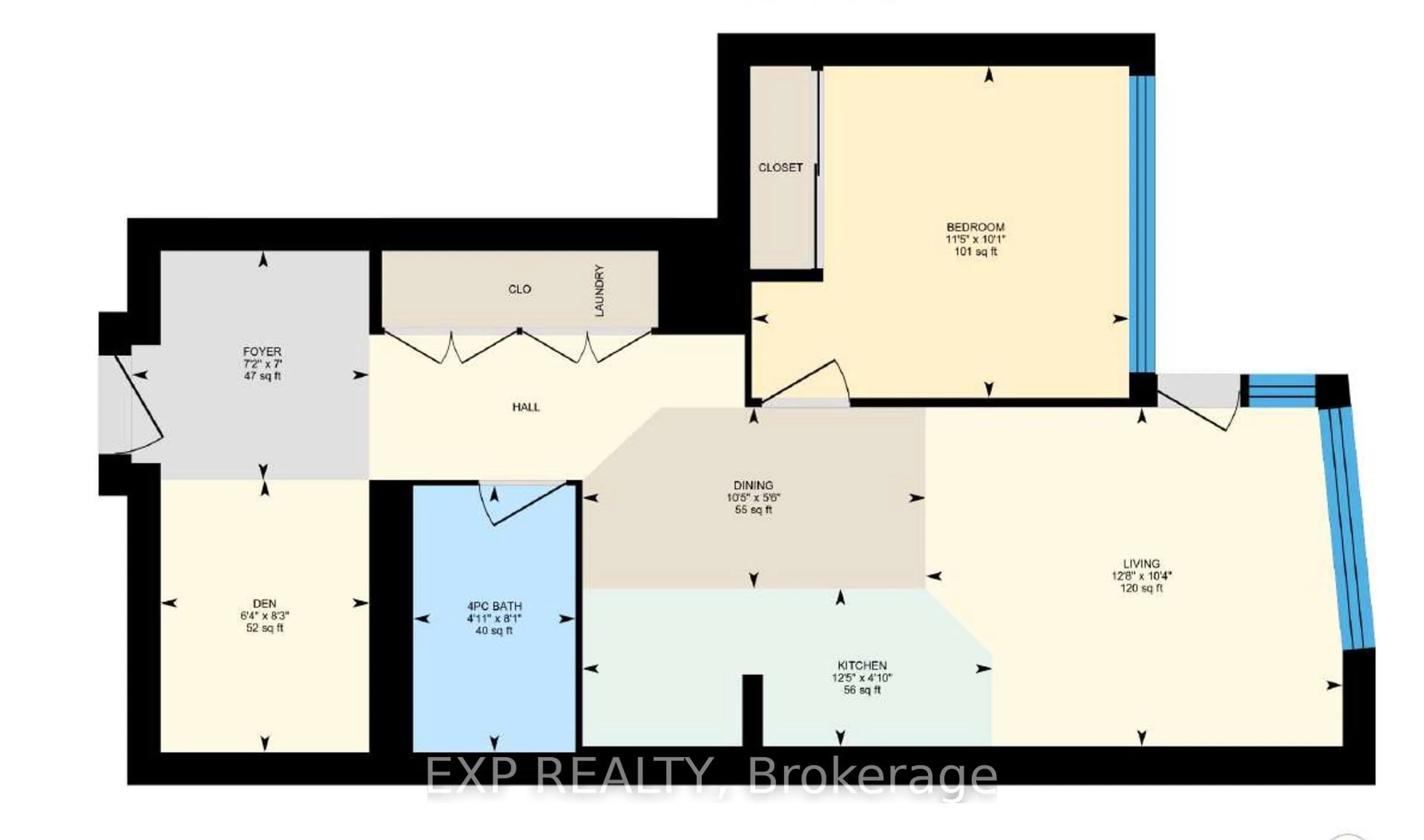 Floor plan for 21 Iceboat Terr #Ph15, Toronto Ontario M5V 4A9