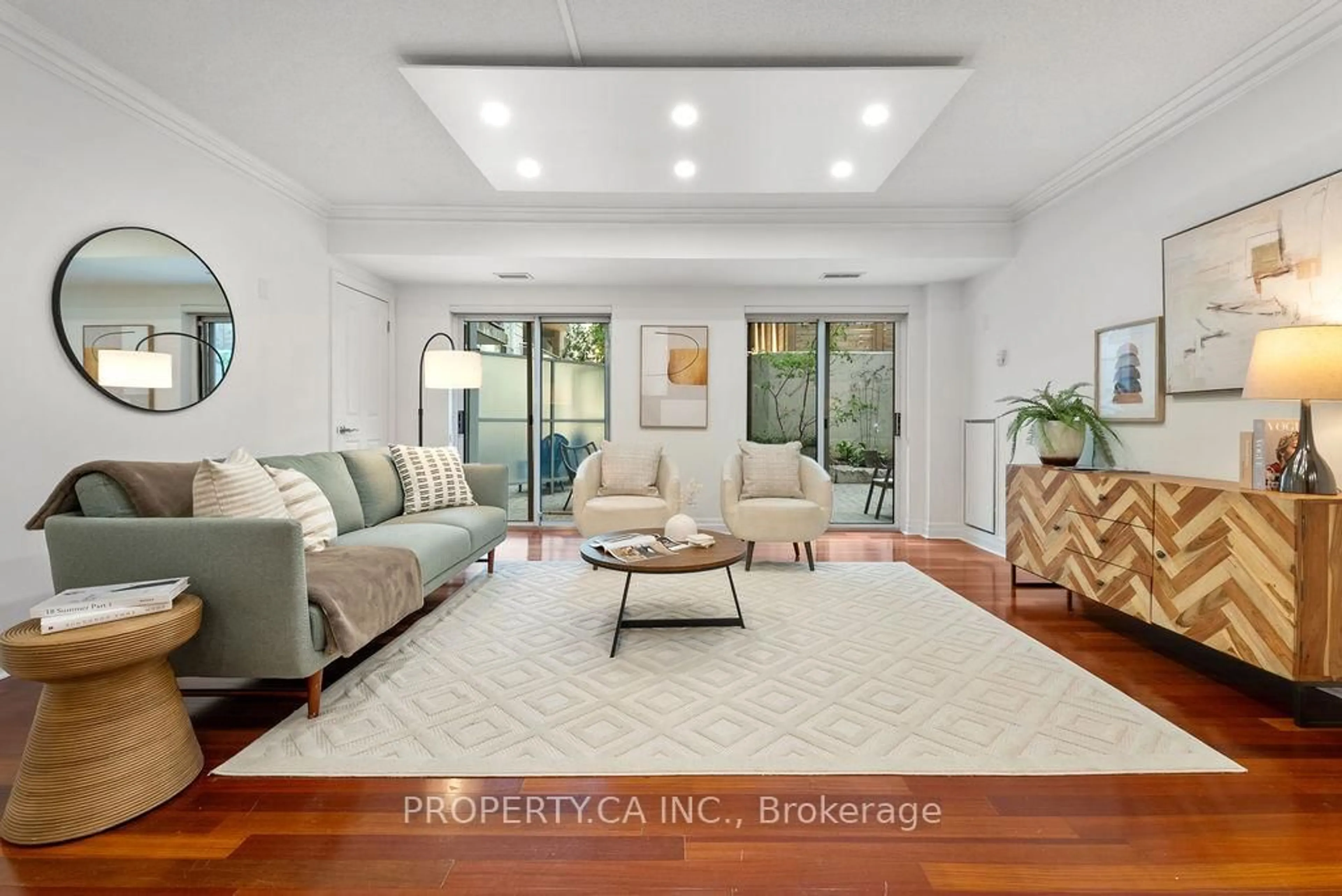 Living room with furniture, unknown for 1801 Bayview Ave #101, Toronto Ontario M4G 4K2