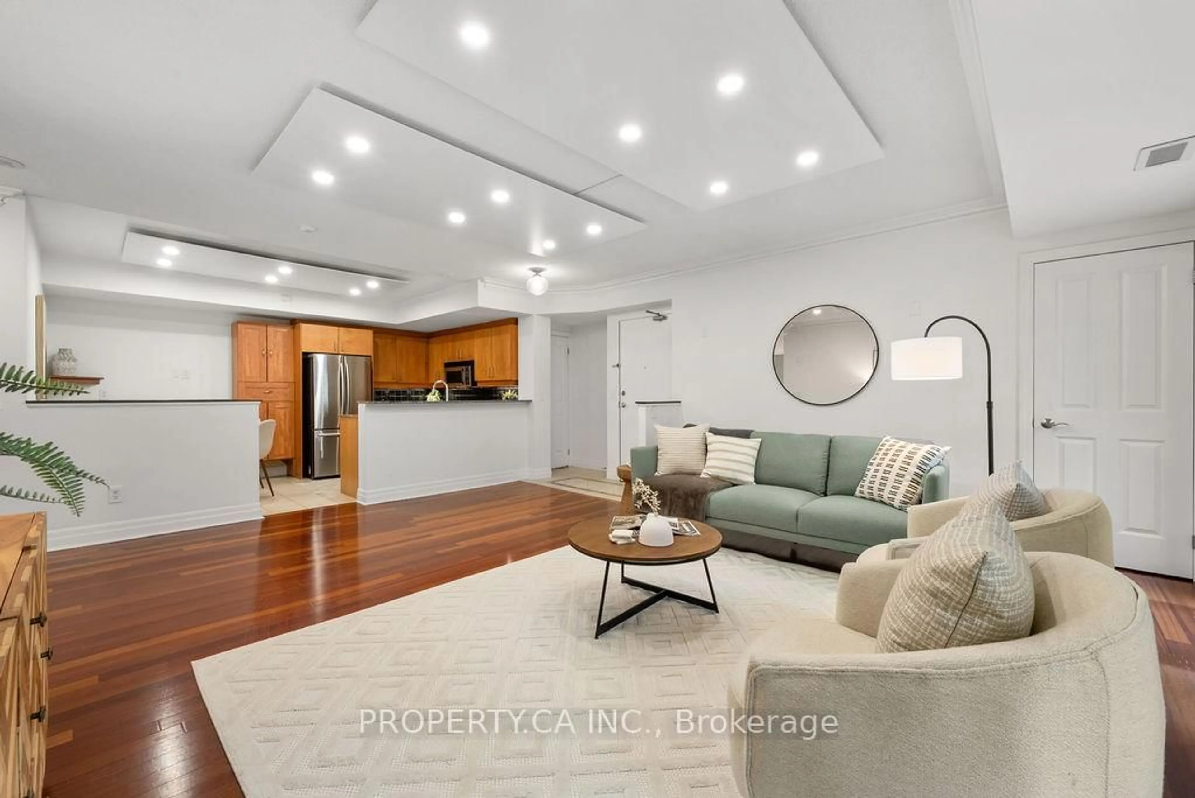 Living room with furniture, unknown for 1801 Bayview Ave #101, Toronto Ontario M4G 4K2