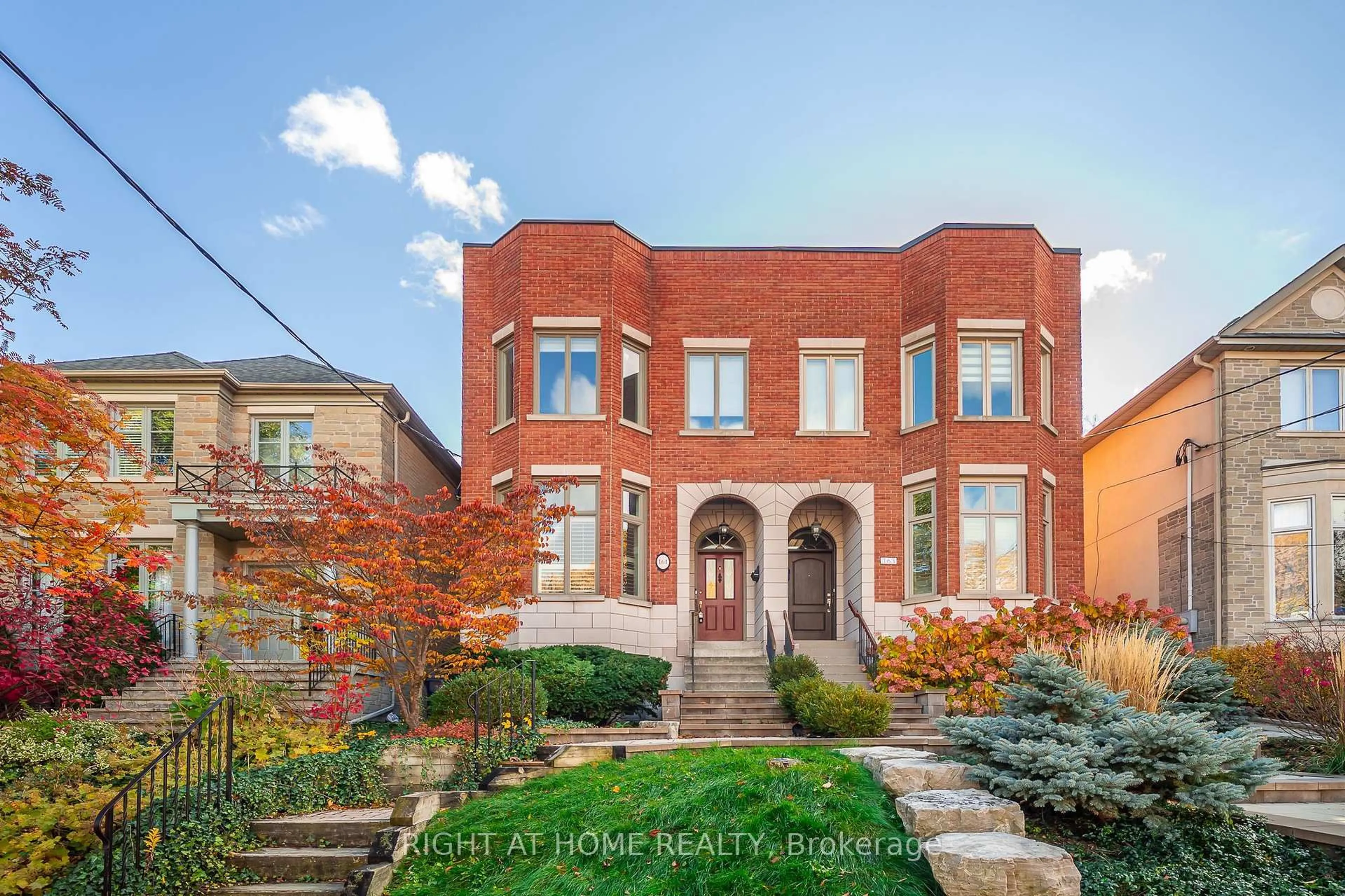 Home with brick exterior material, street for 161 Cranbrooke Ave, Toronto Ontario M5M 1M6