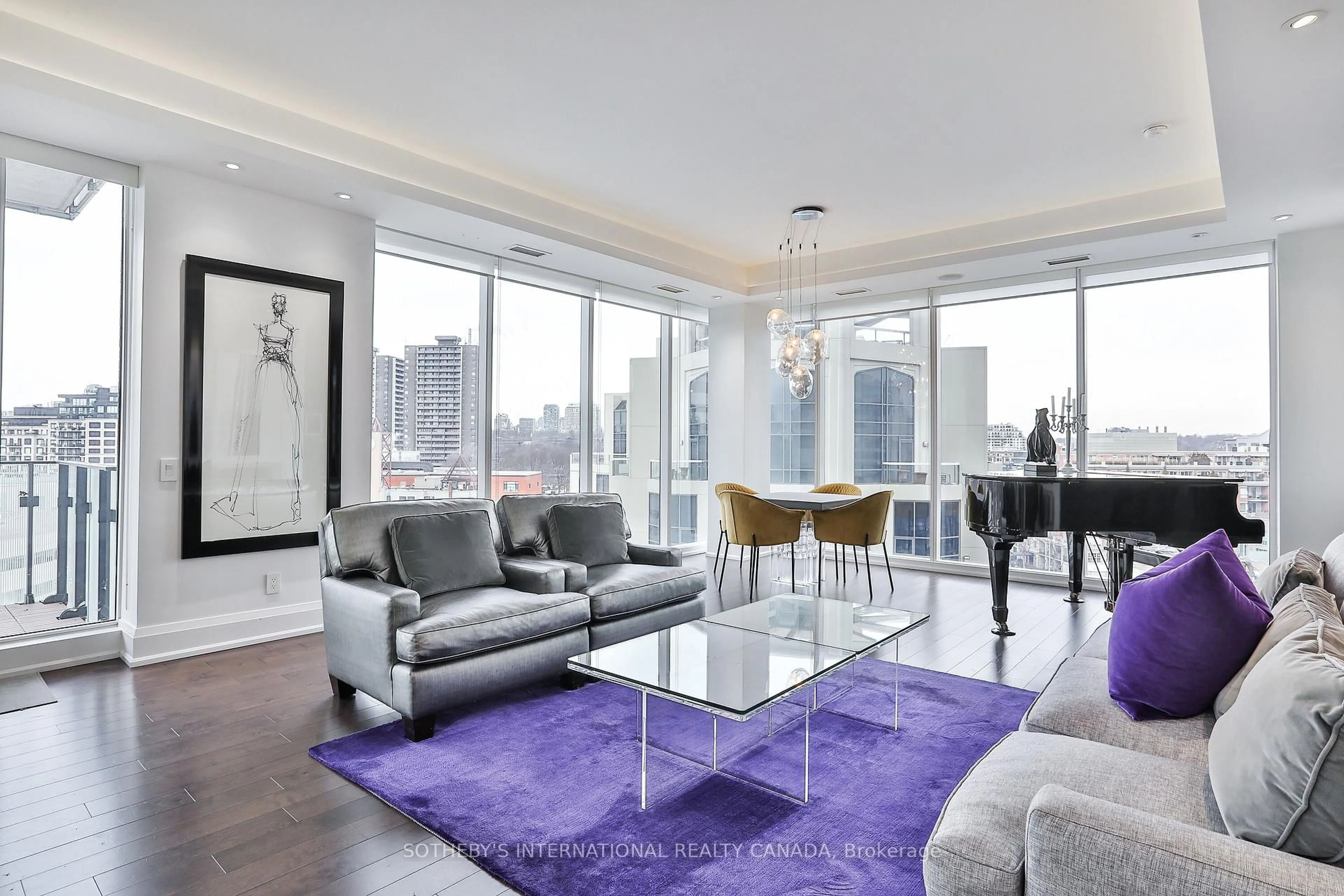 Living room with furniture, unknown for 88 Davenport Rd #804, Toronto Ontario M5R 0A5