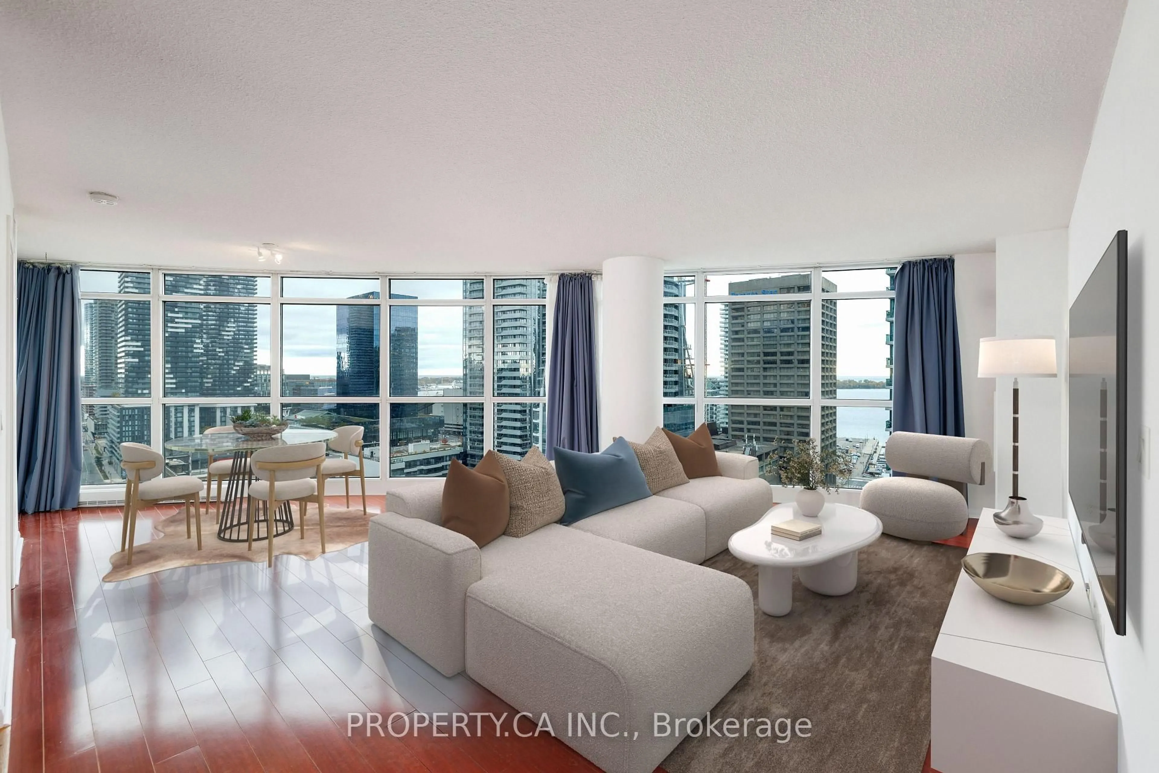 Living room with furniture, unknown for 18 Yonge St #2011, Toronto Ontario M5E 1Z8