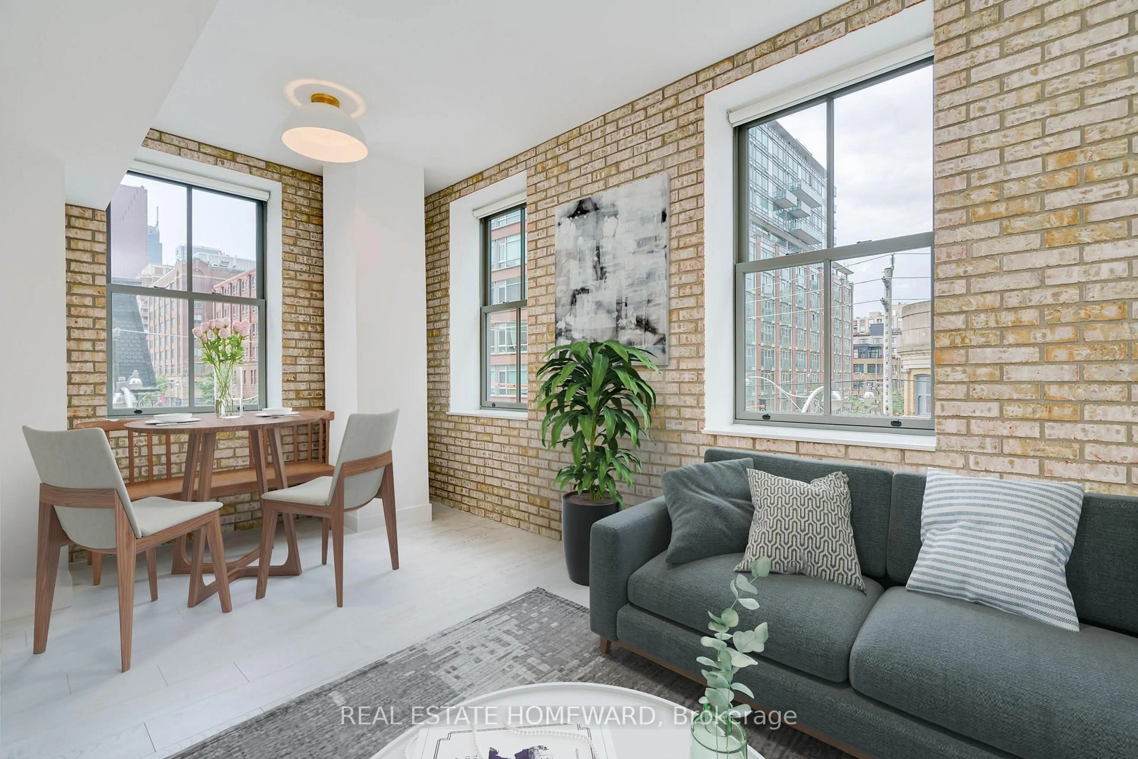 Living room with furniture, unknown for 39 Sherbourne St #304, Toronto Ontario M5A 0L8