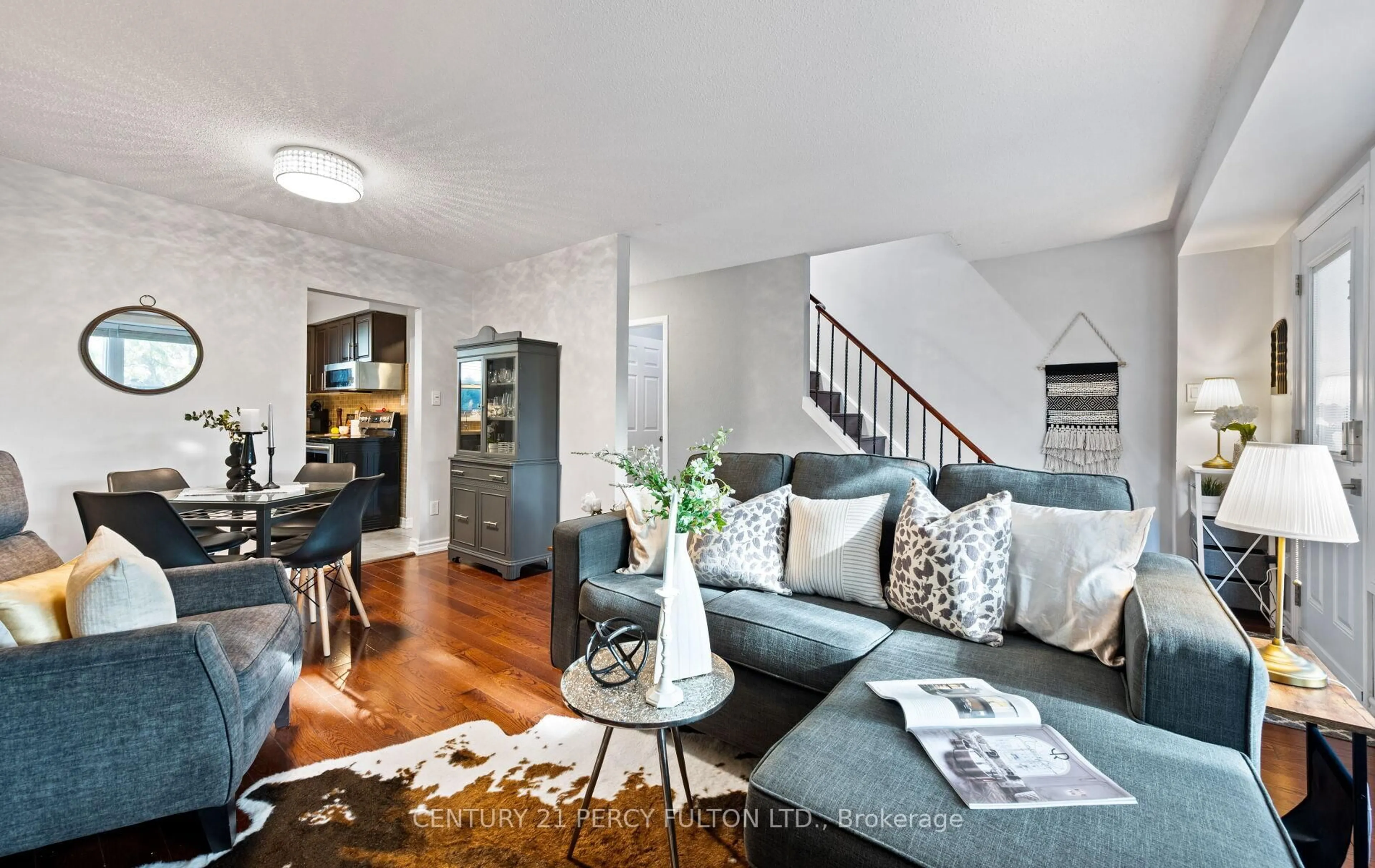 Living room with furniture, unknown for 57 Golden Appleway #111, Toronto Ontario M3A 3P2