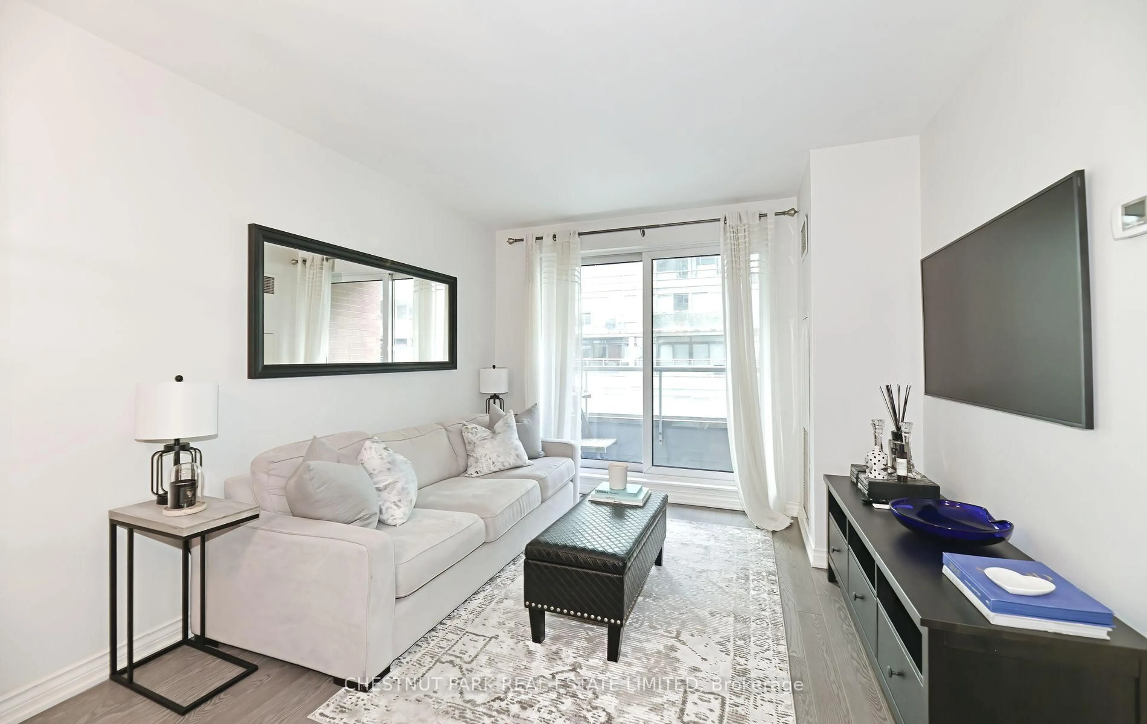 Living room with furniture, unknown for 230 King St #1013, Toronto Ontario M5A 1K5