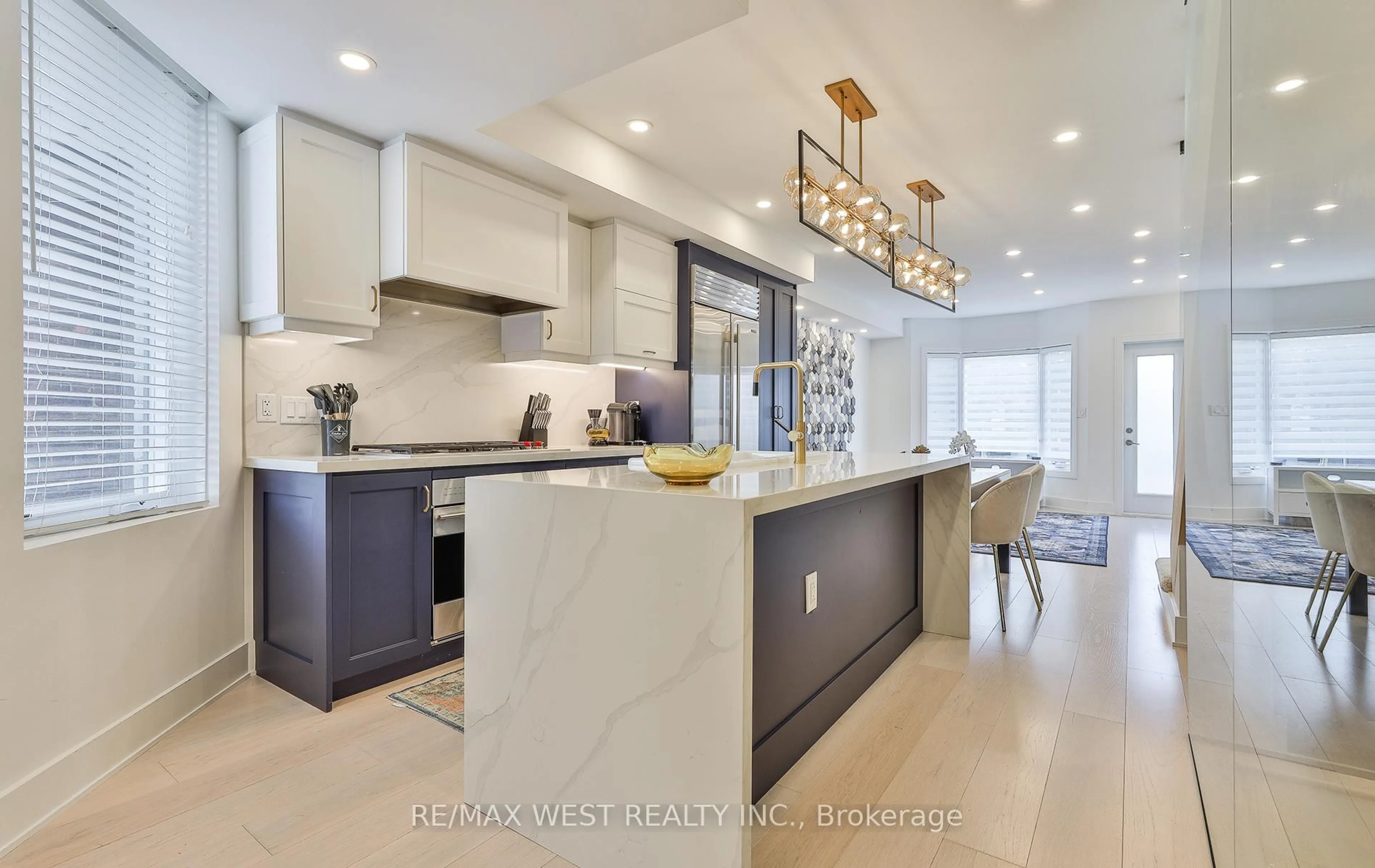 Contemporary kitchen, ceramic/tile floor for 734 Shaw St, Toronto Ontario M6G 3L7