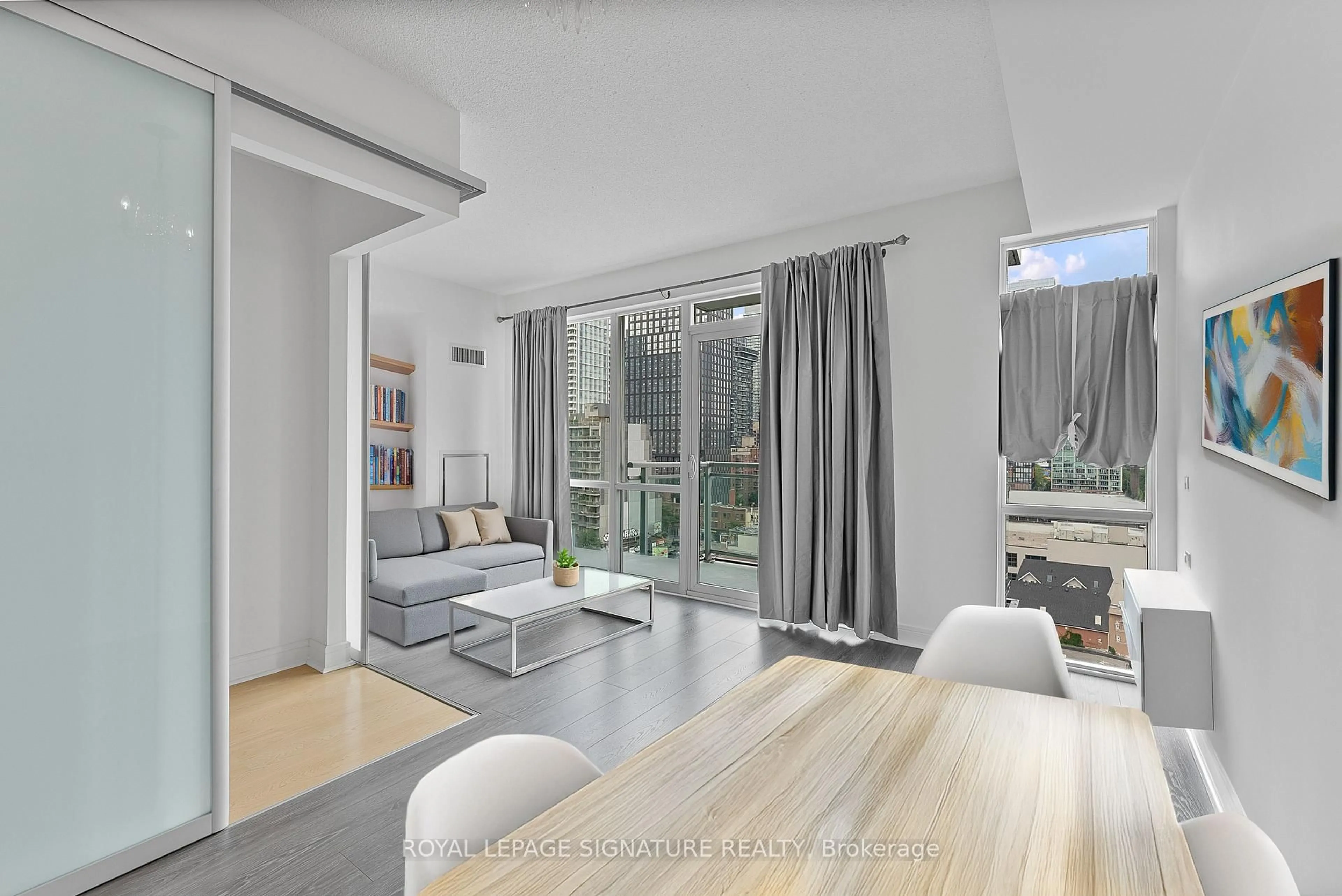 Living room with furniture, unknown for 116 George St #N1104, Toronto Ontario M5A 3S2