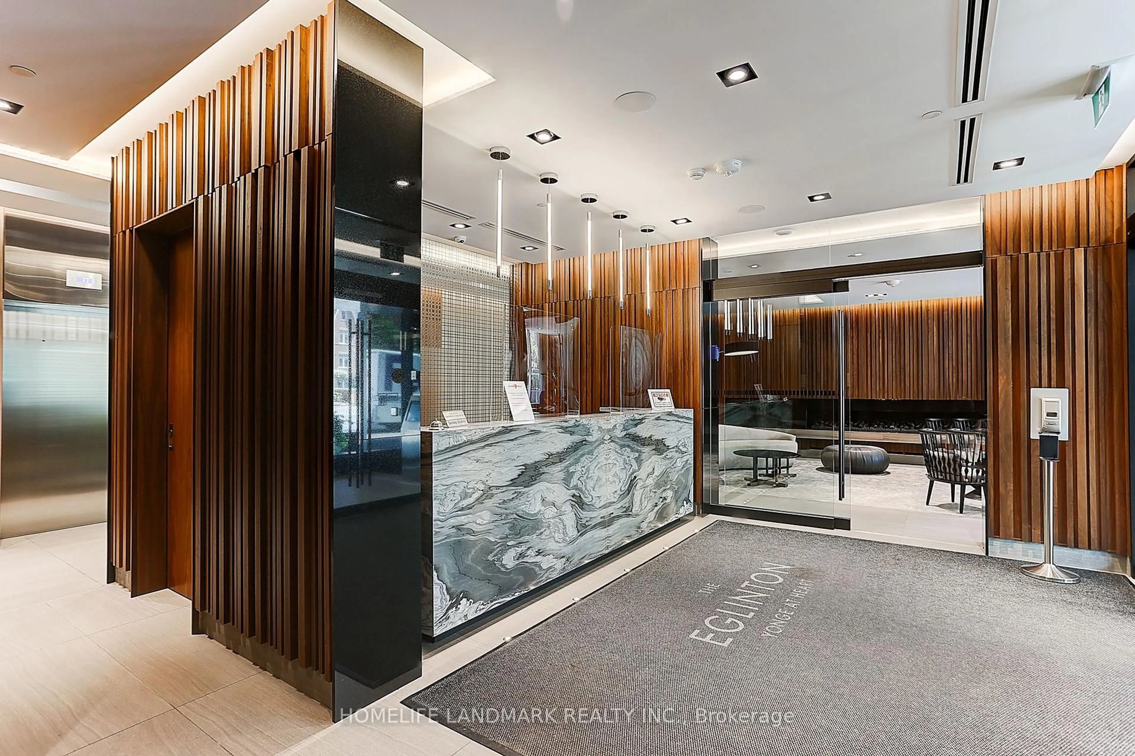 Lobby for 125 Redpath Ave #601, Toronto Ontario M4S 0B5