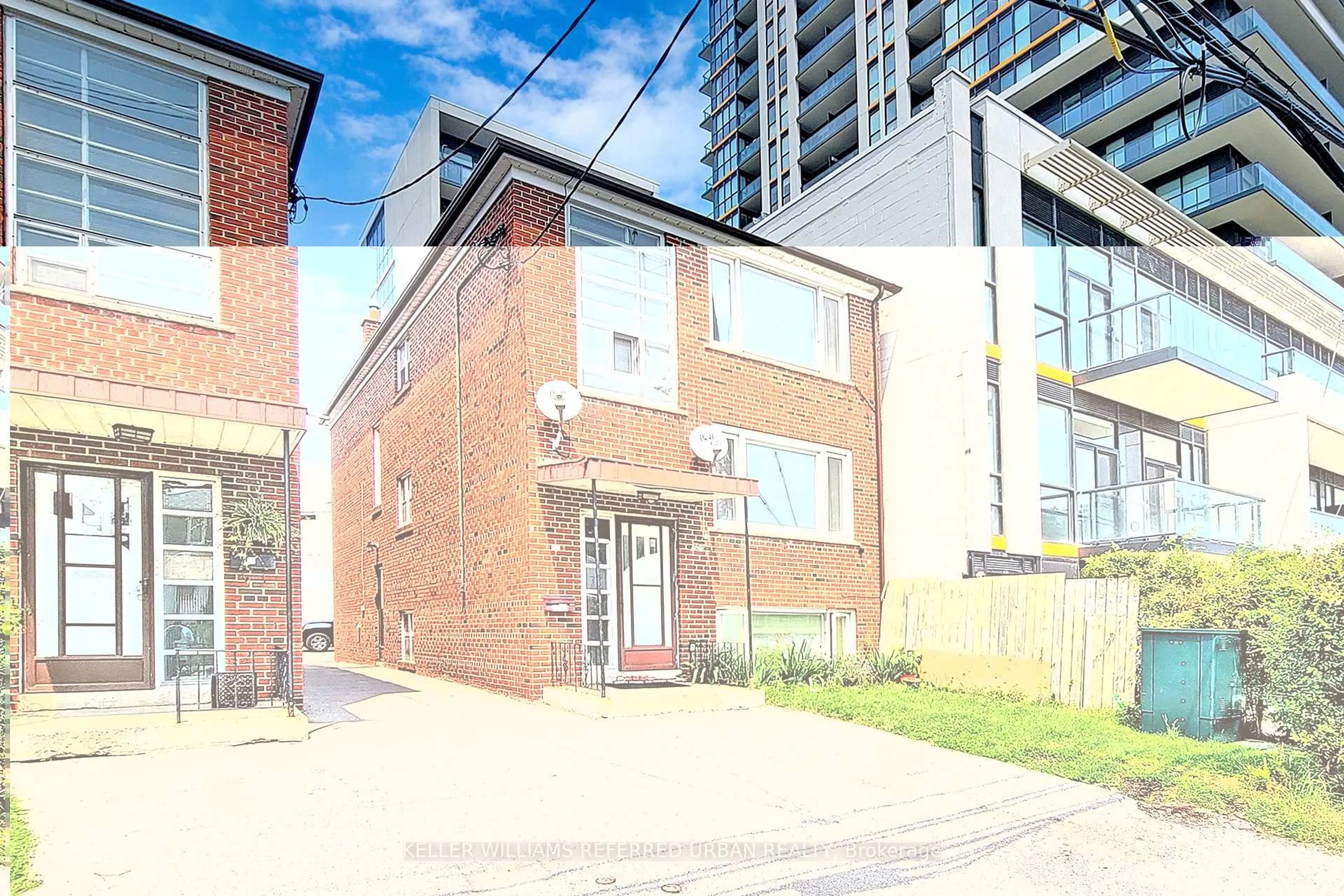 A pic from outside/outdoor area/front of a property/back of a property/a pic from drone, street for 80 Lanark Ave, Toronto Ontario M6E 2G4
