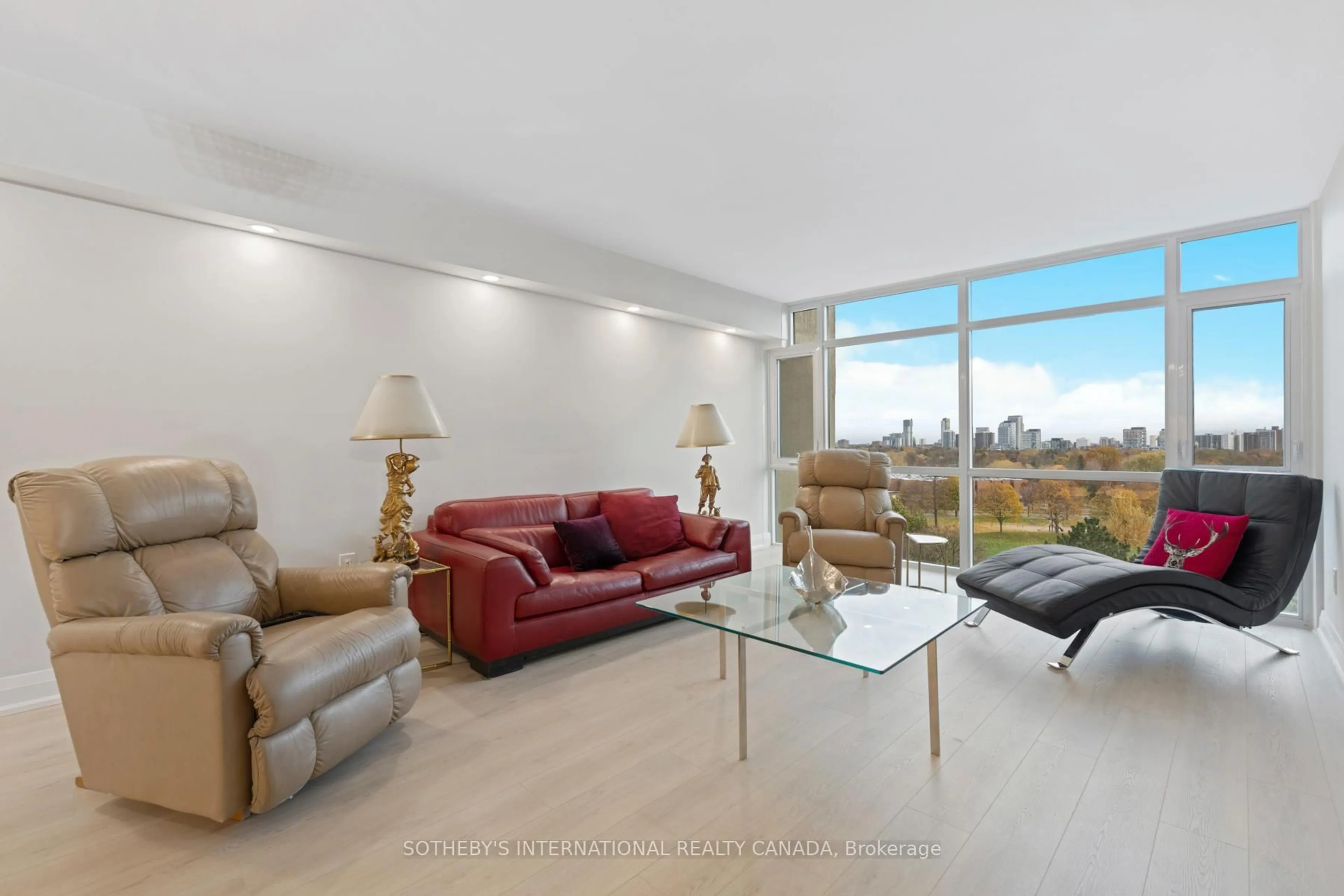 Living room with furniture, unknown for 1555 Finch Ave #705, Toronto Ontario M2J 4X9