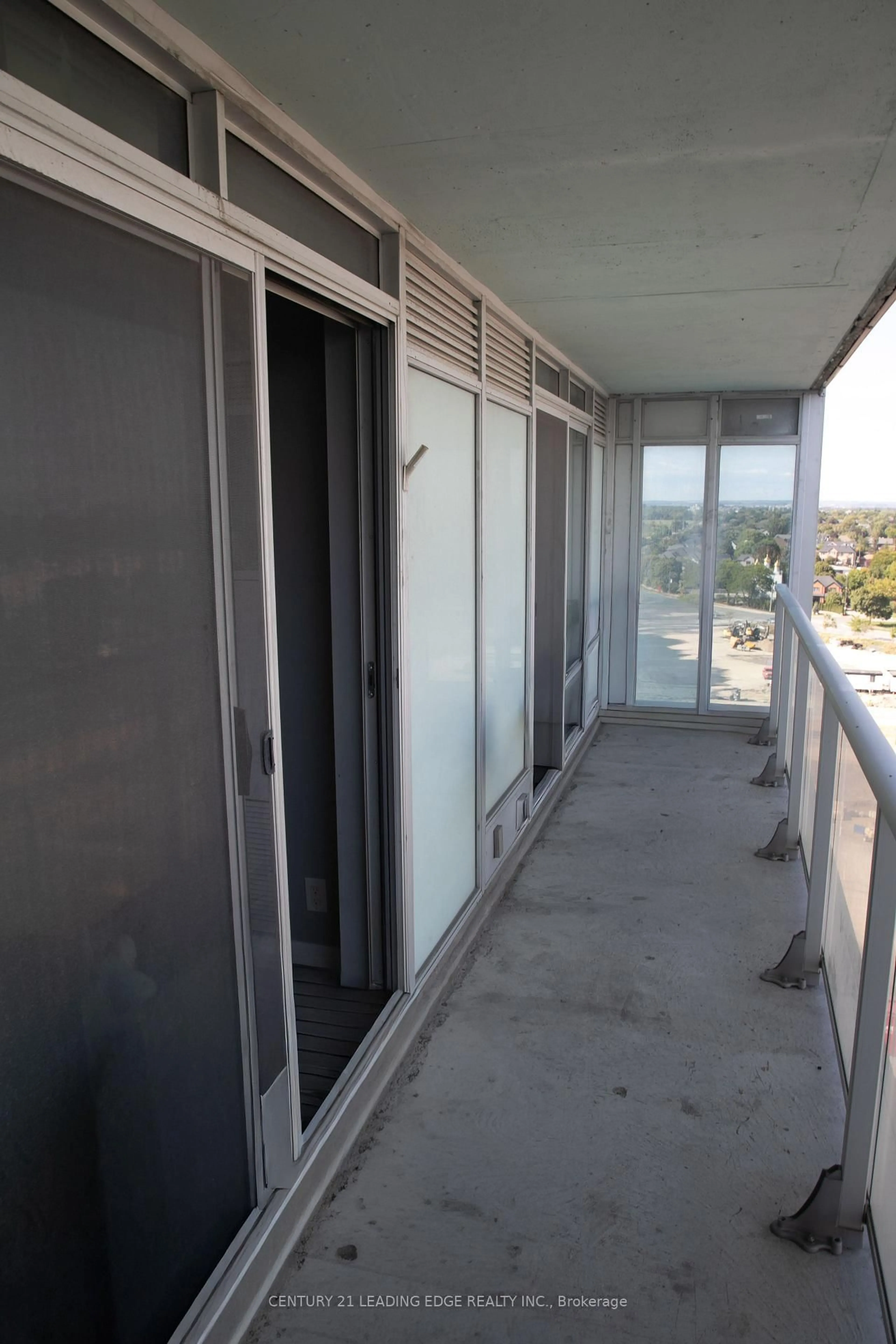 Balcony in the apartment, building for 565 Wilson Ave #1109W, Toronto Ontario M3H 0C6