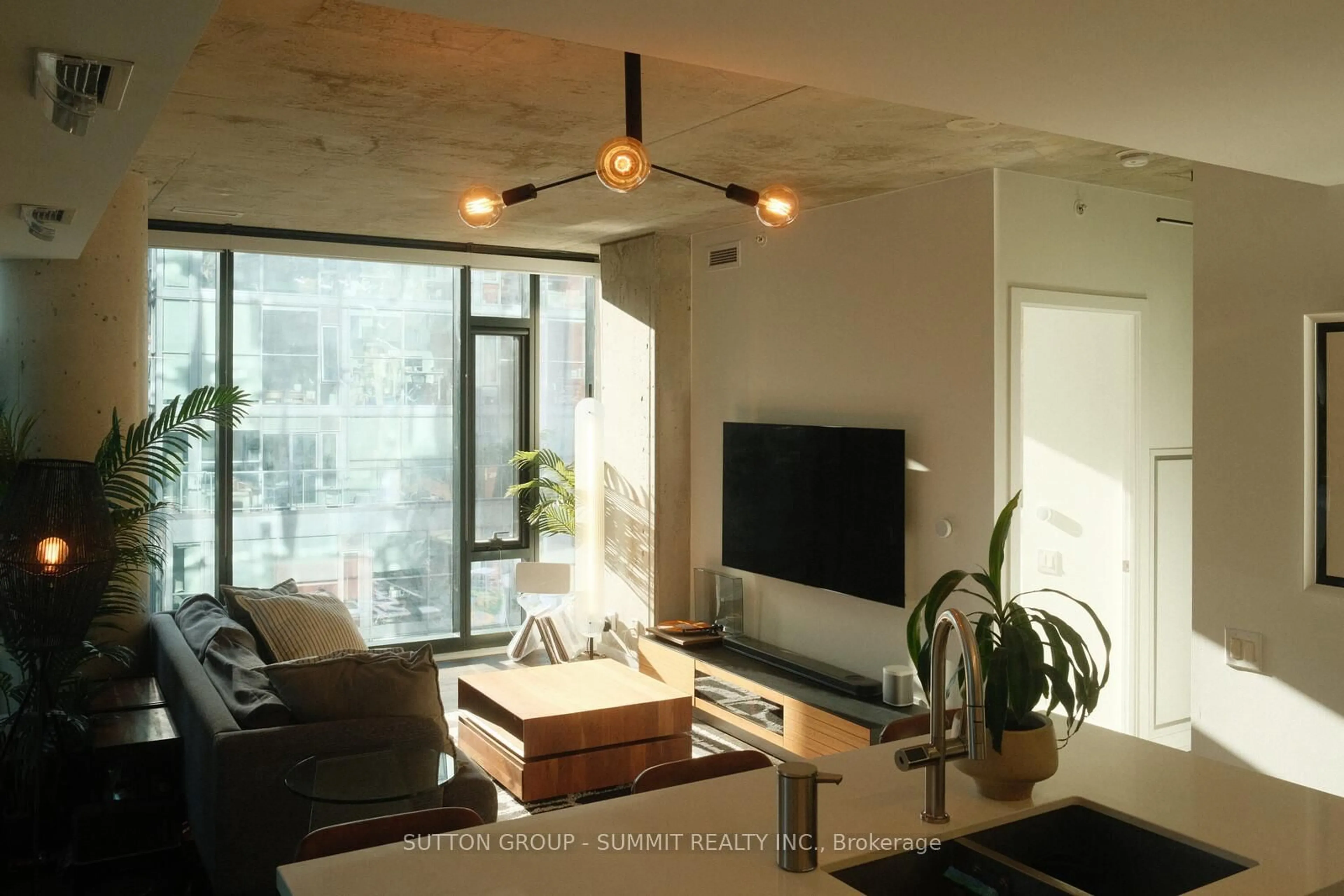 Living room with furniture, unknown for 11 Charlotte St #902, Toronto Ontario M5V 0M6