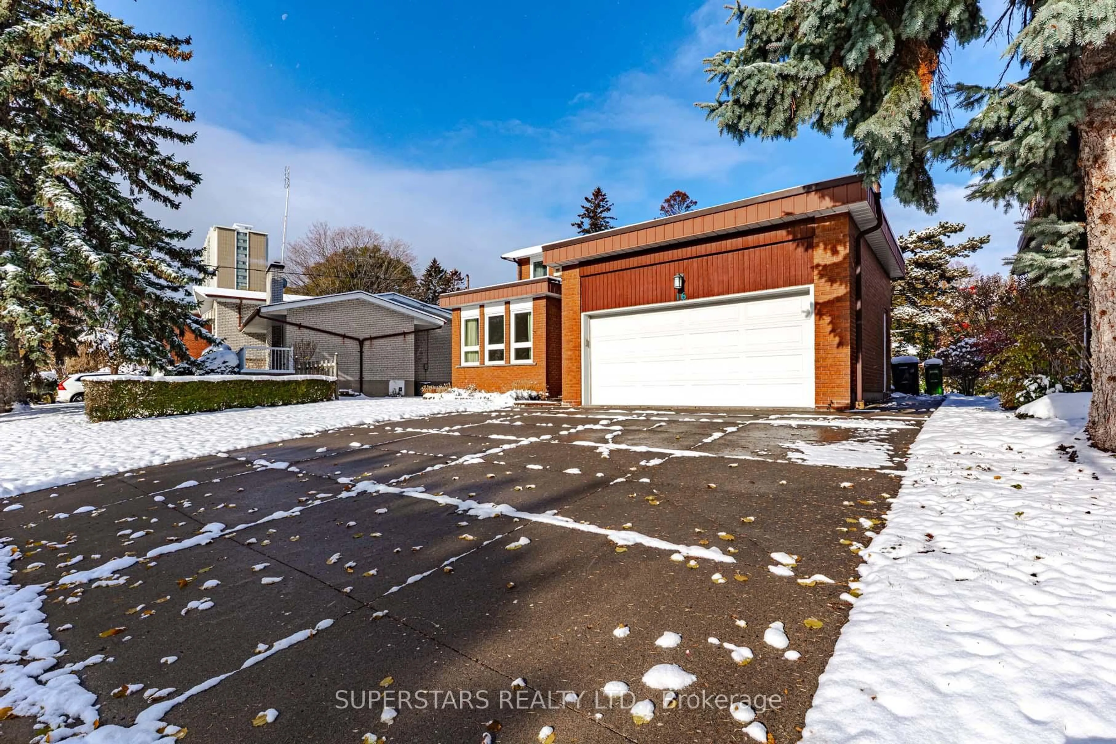 Home with brick exterior material, street for 16 Clayland Dr, Toronto Ontario M3A 2A4