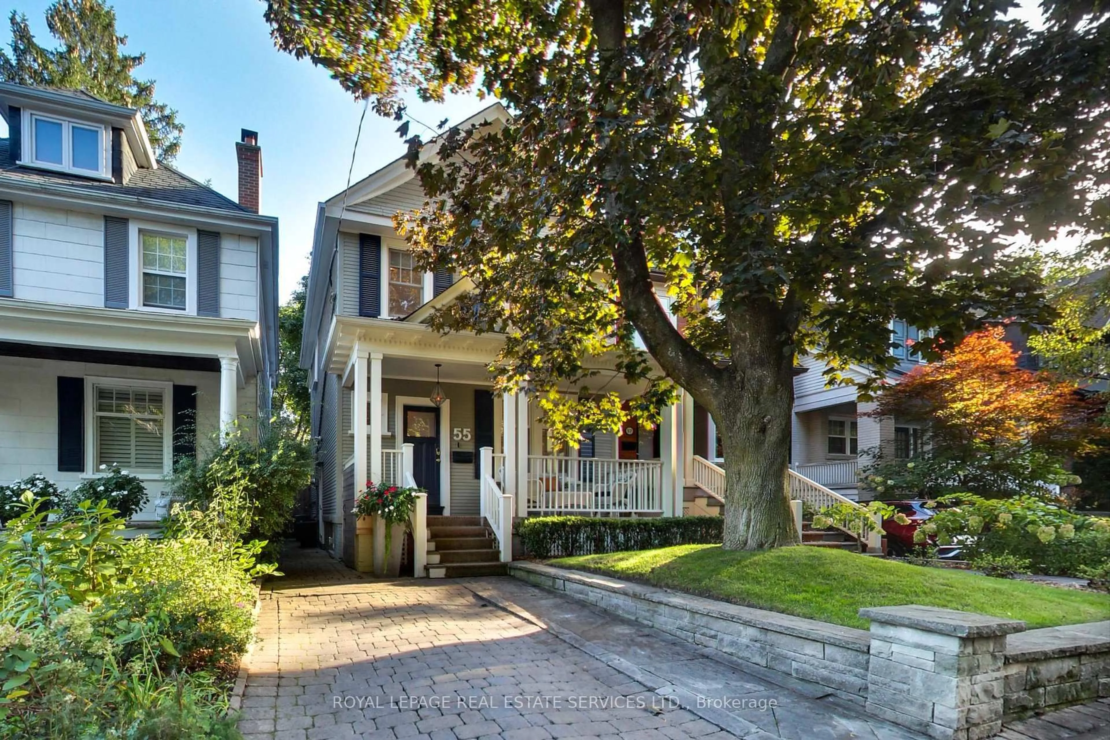 Home with brick exterior material, street for 55 Walmsley Blvd, Toronto Ontario M4V 1X7