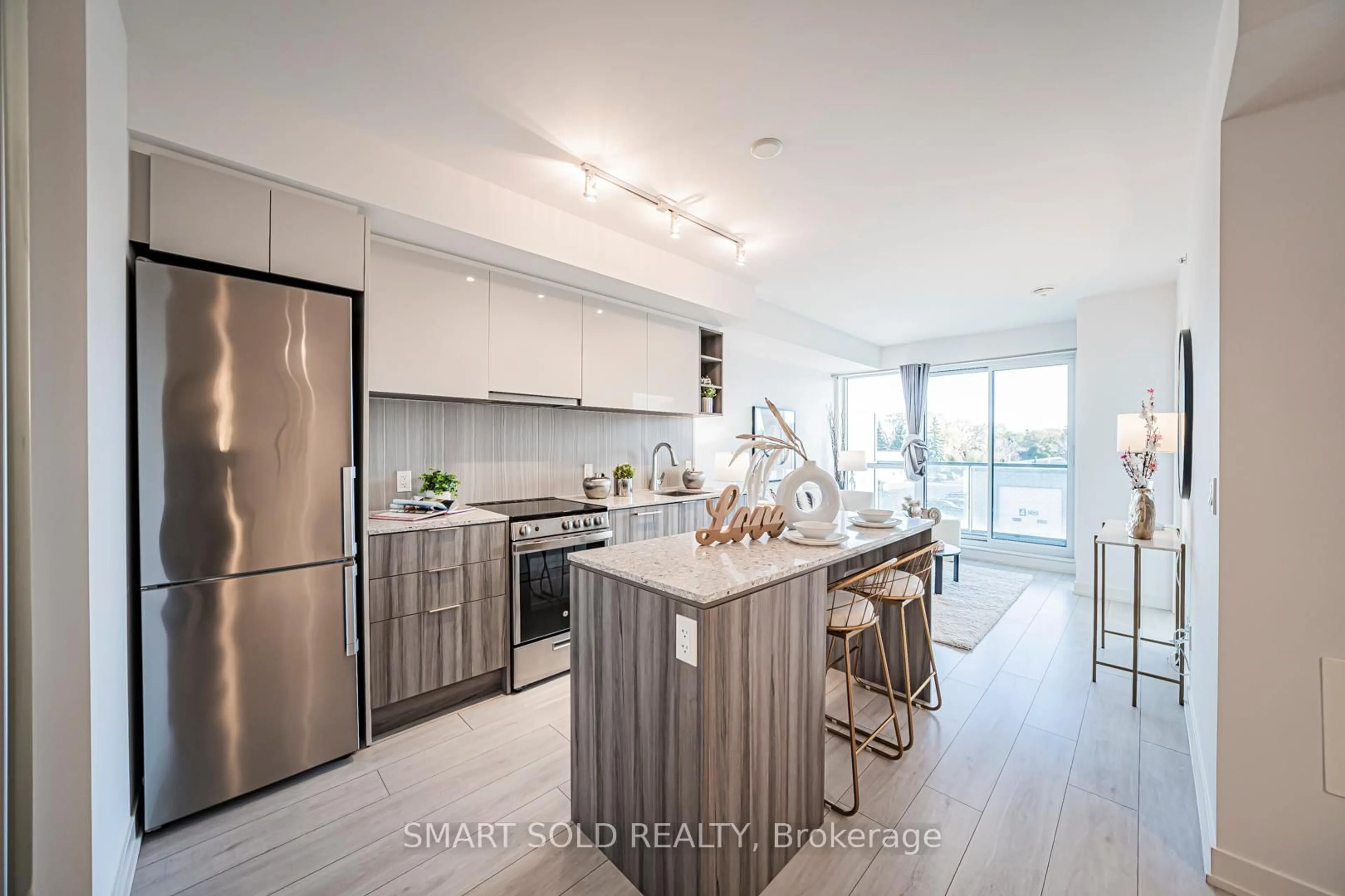 Open concept kitchen, unknown for 31 Tippett Rd #207, Toronto Ontario M3H 2V1