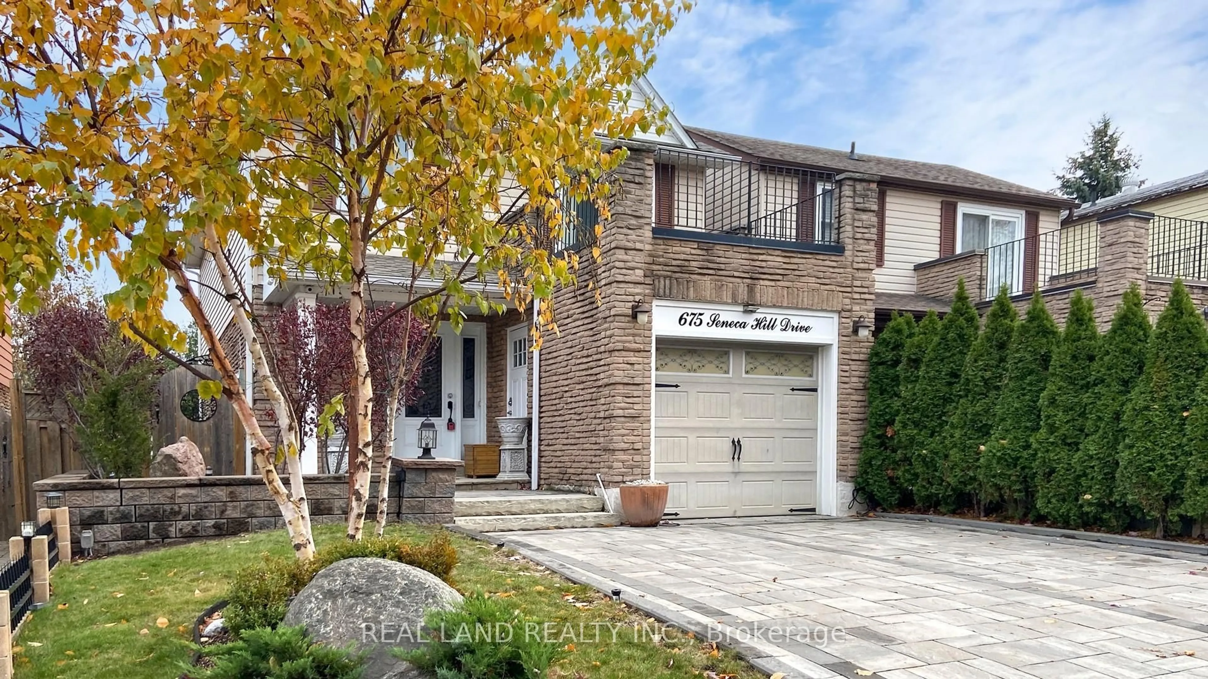 Home with brick exterior material, street for 675 Seneca Hill Dr, Toronto Ontario M2J 2W7