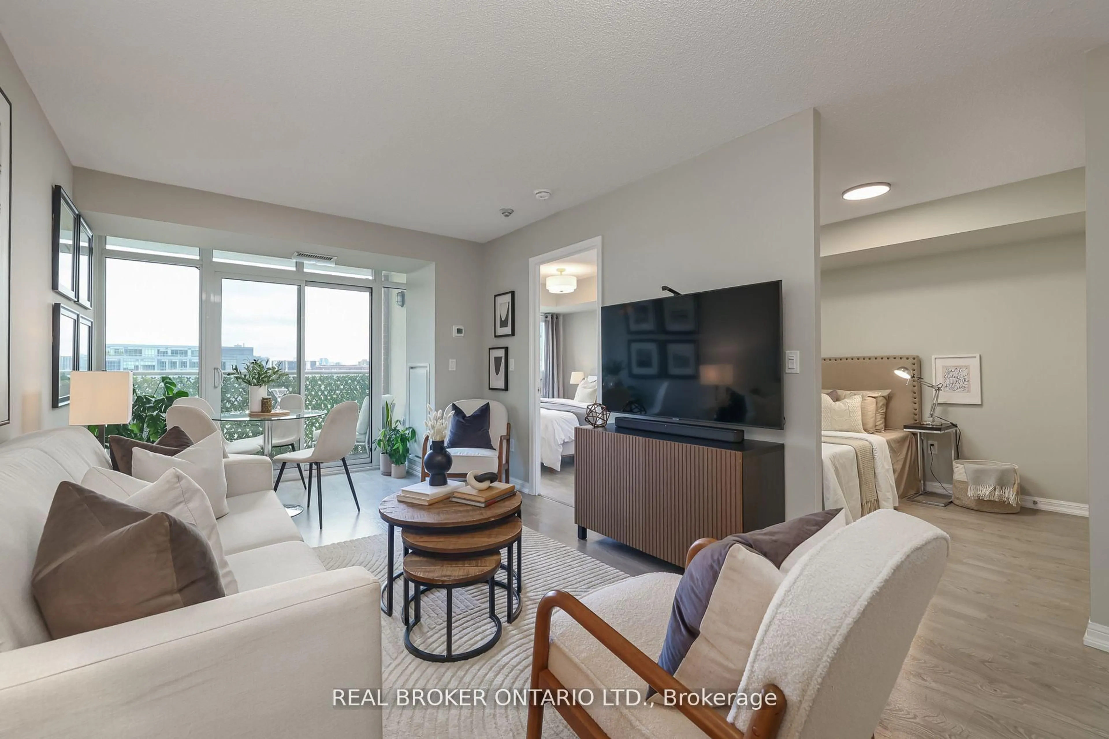 Living room with furniture, unknown for 85 East Liberty St #1219, Toronto Ontario M6K 3R4