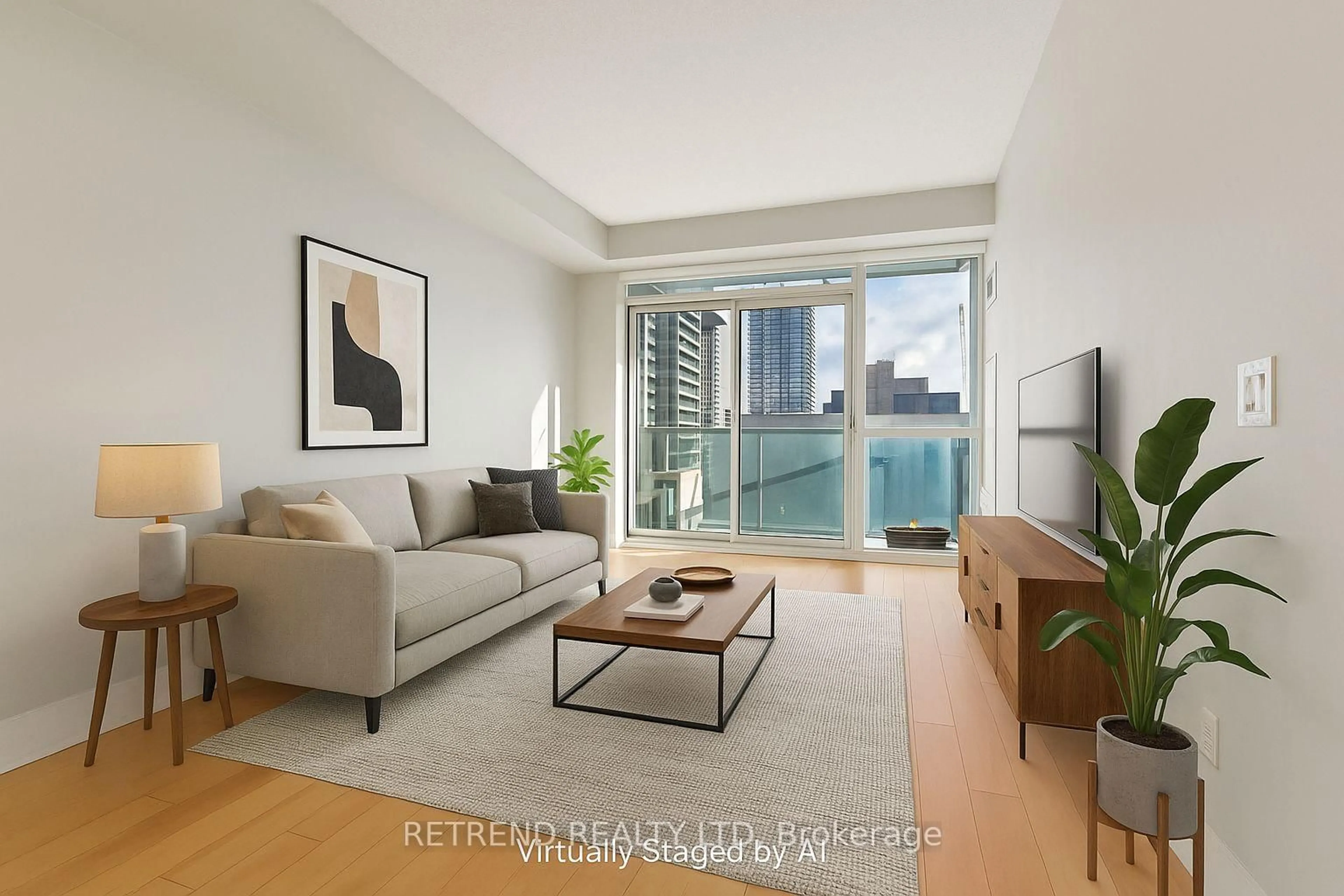 Living room with furniture, unknown for 70 Roehampton Ave #1312, Toronto Ontario M4P 1R2