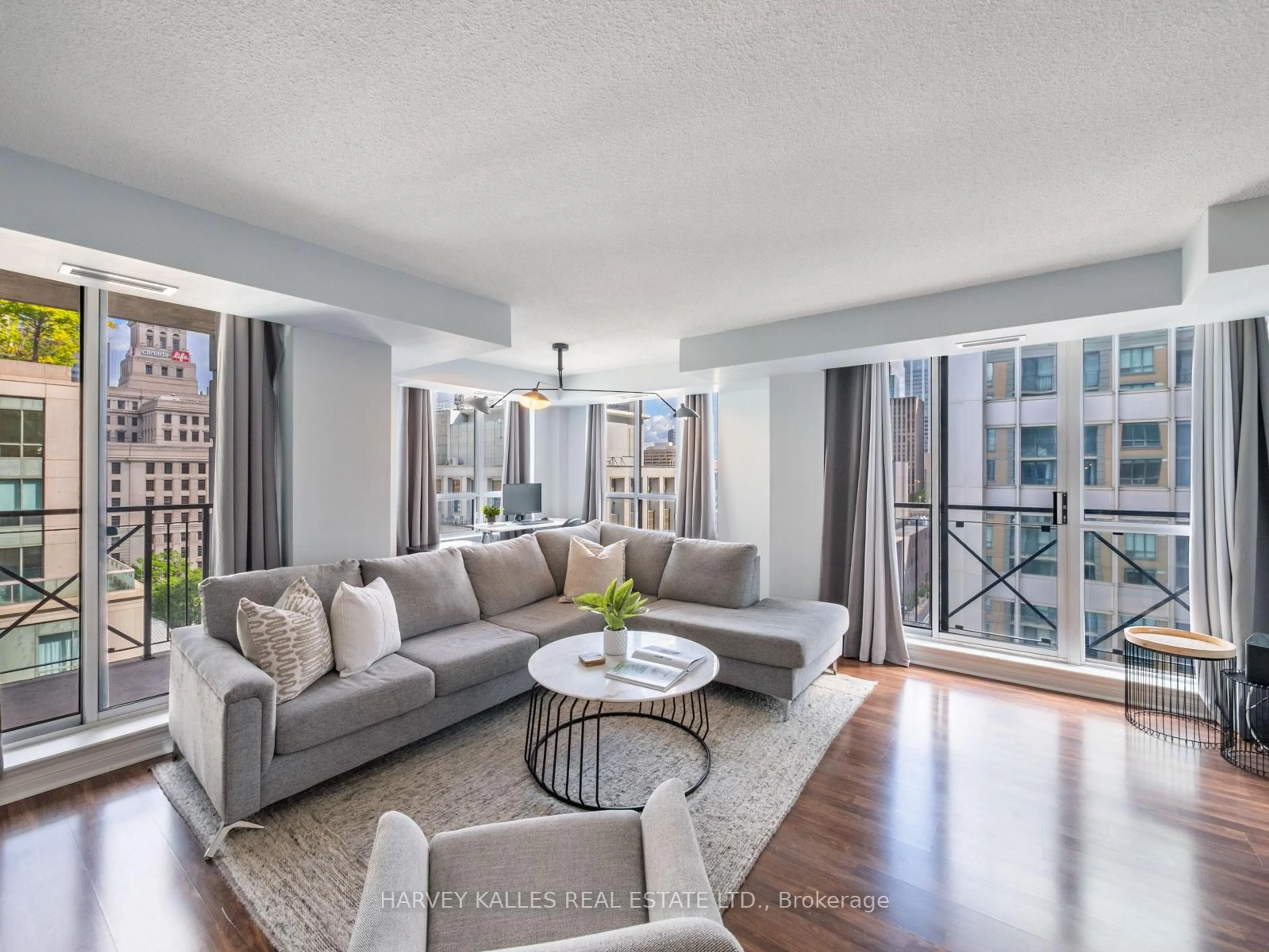 Living room with furniture, unknown for 140 Simcoe St #1309, Toronto Ontario M5H 4E9