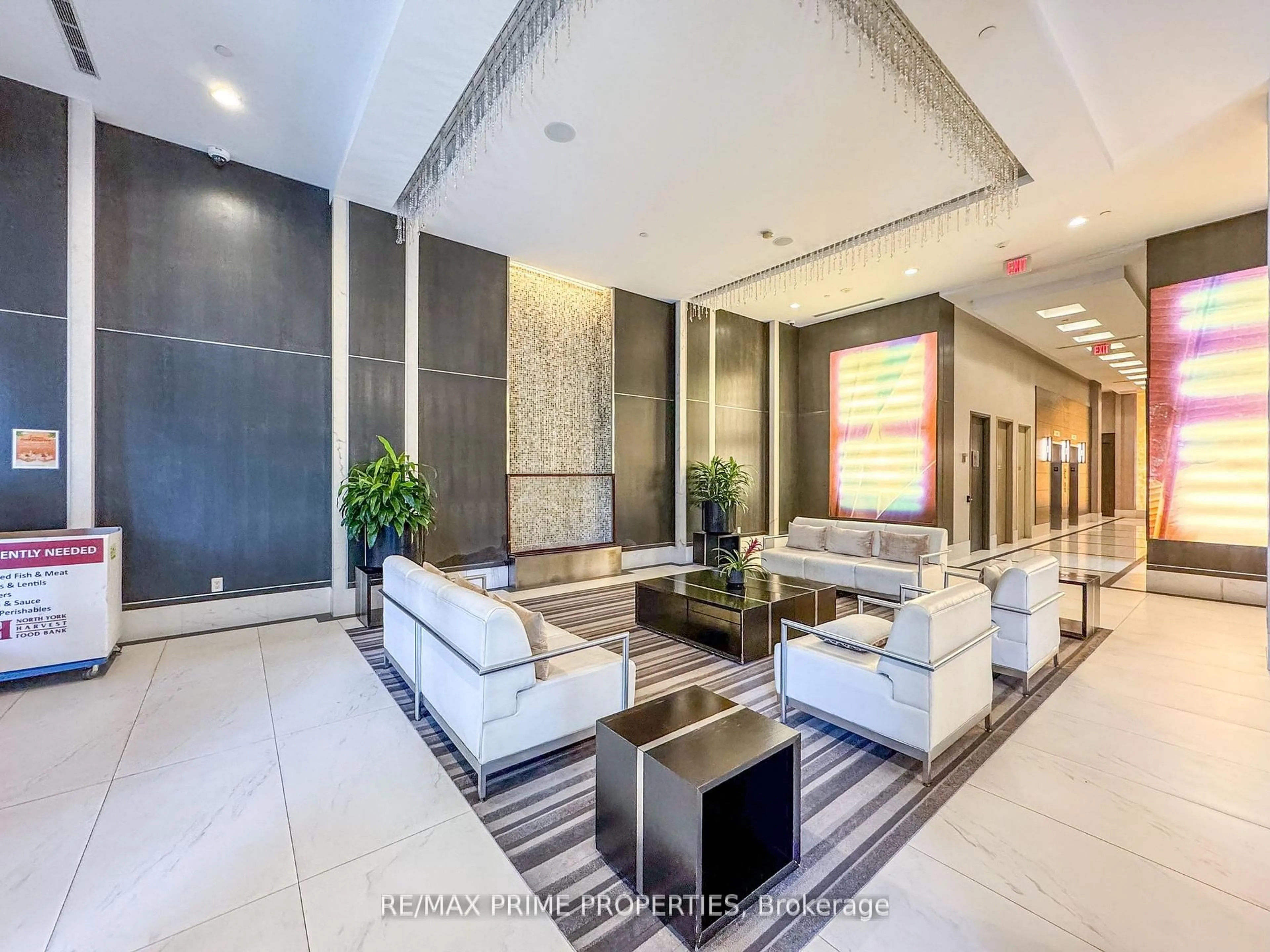 Lobby for 181 Wynford Dr #1804, Toronto Ontario M3C 0C6