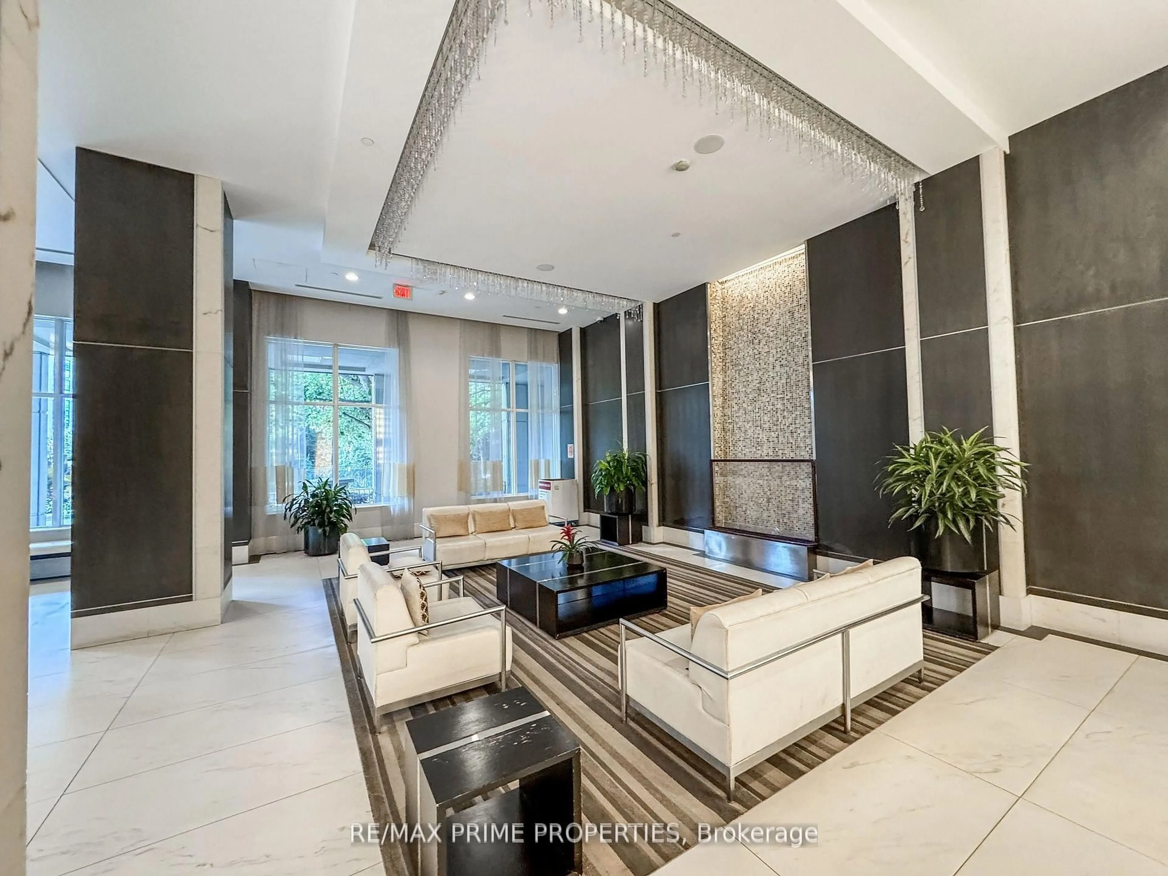 Indoor foyer for 181 Wynford Dr #1804, Toronto Ontario M3C 0C6