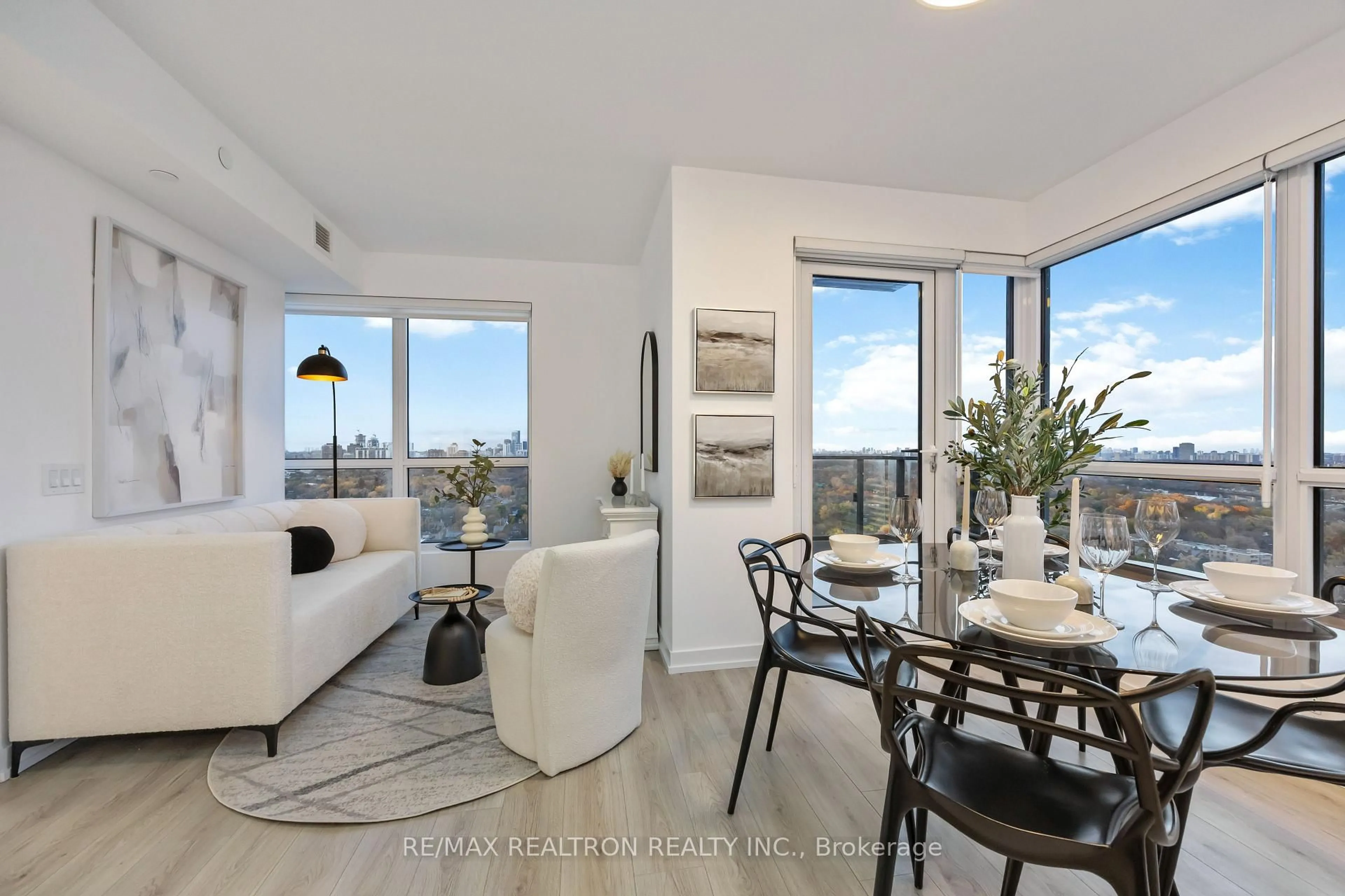 Living room with furniture, unknown for 395 Bloor St #2408, Toronto Ontario M4W 1H7