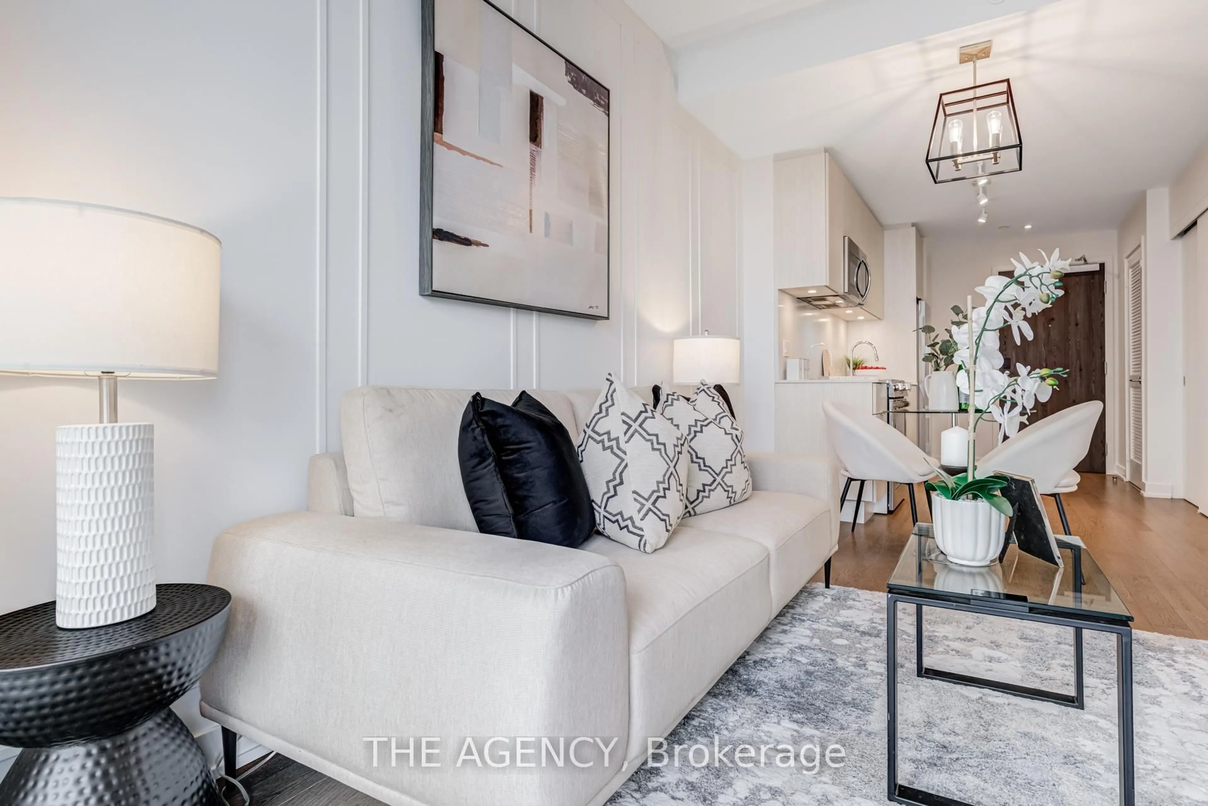 Living room with furniture, unknown for 25 Richmond St #2401, Toronto Ontario M5C 0A6