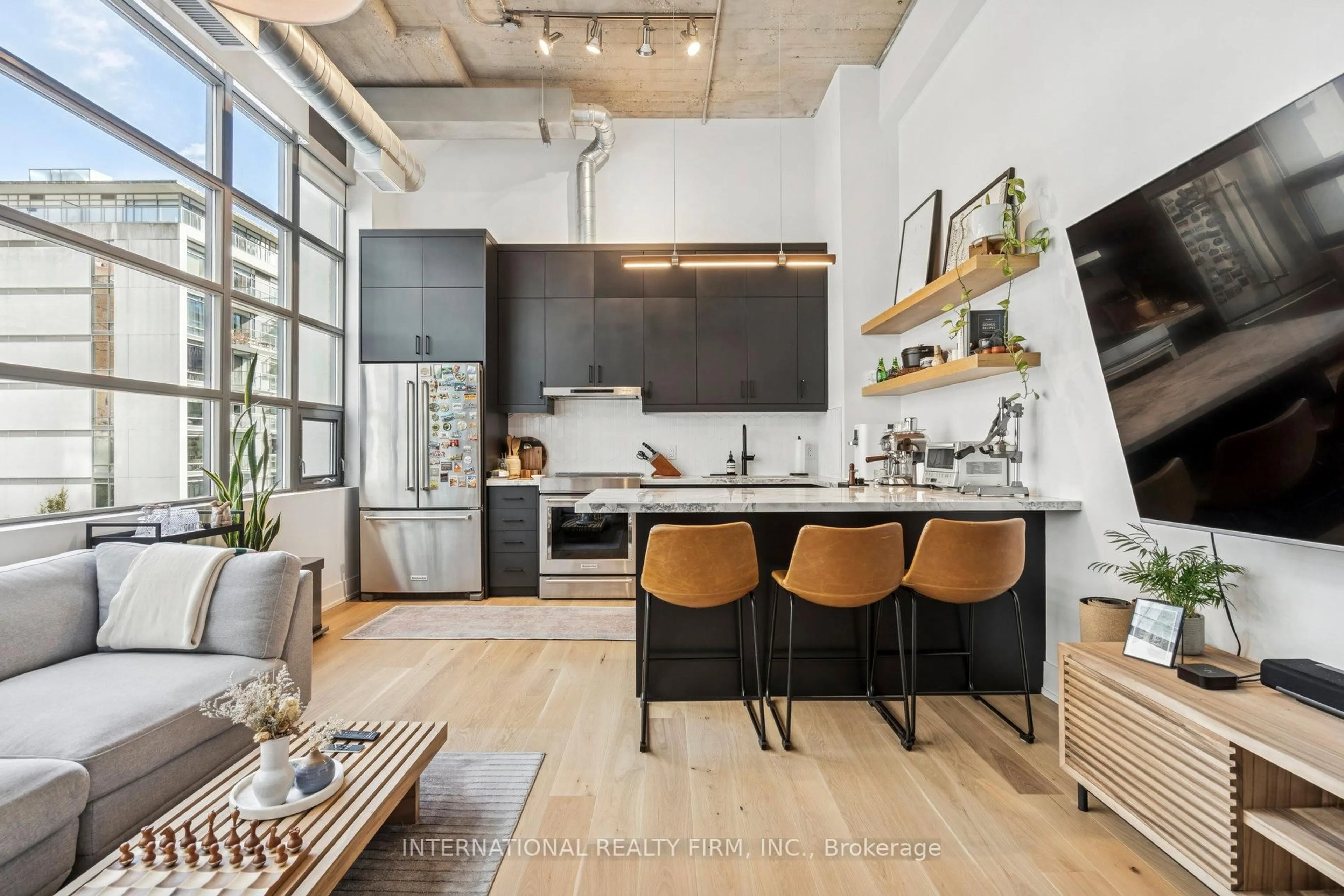 Open concept kitchen, unknown for 637 Lake Shore Blvd #303, Toronto Ontario M5V 3J6