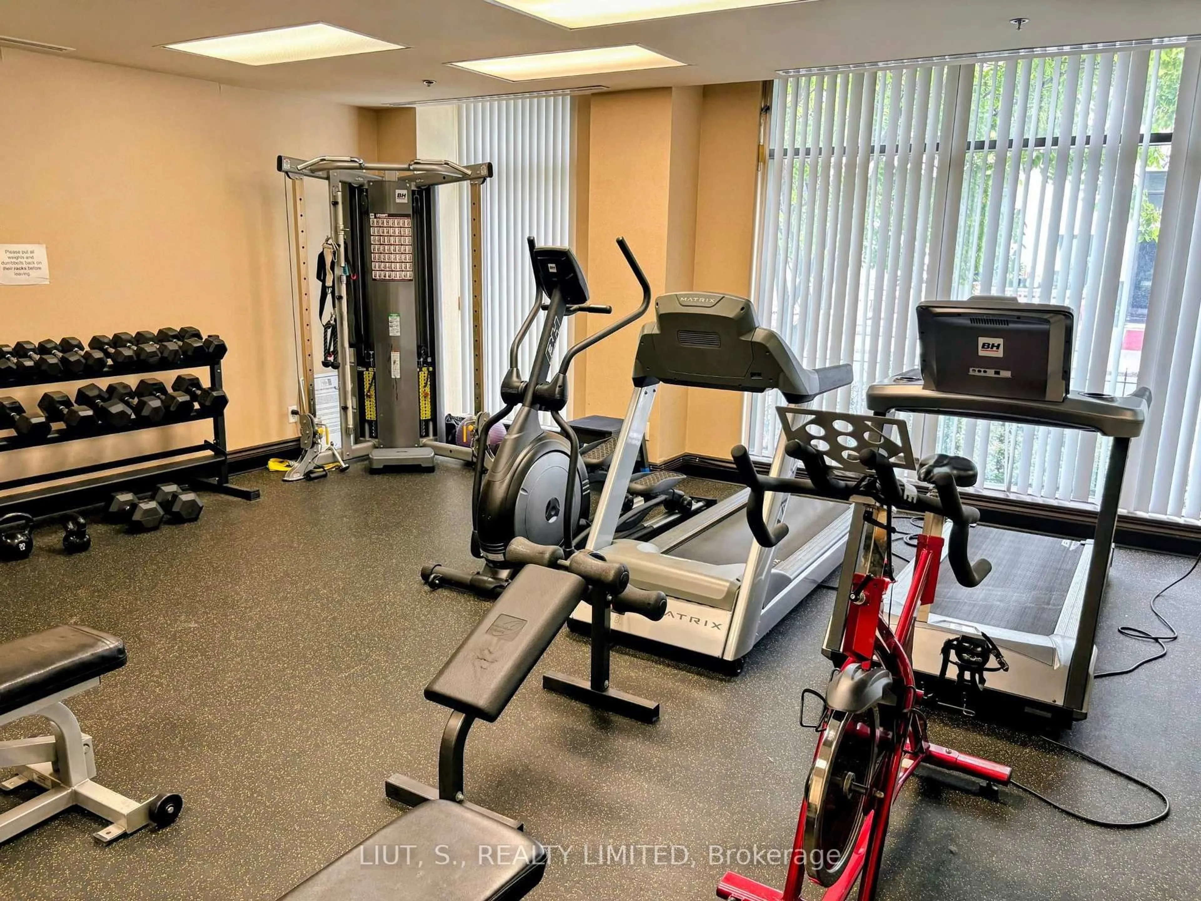 Gym or fitness room for 308 Palmerston Ave #214, Toronto Ontario M6J 3X9