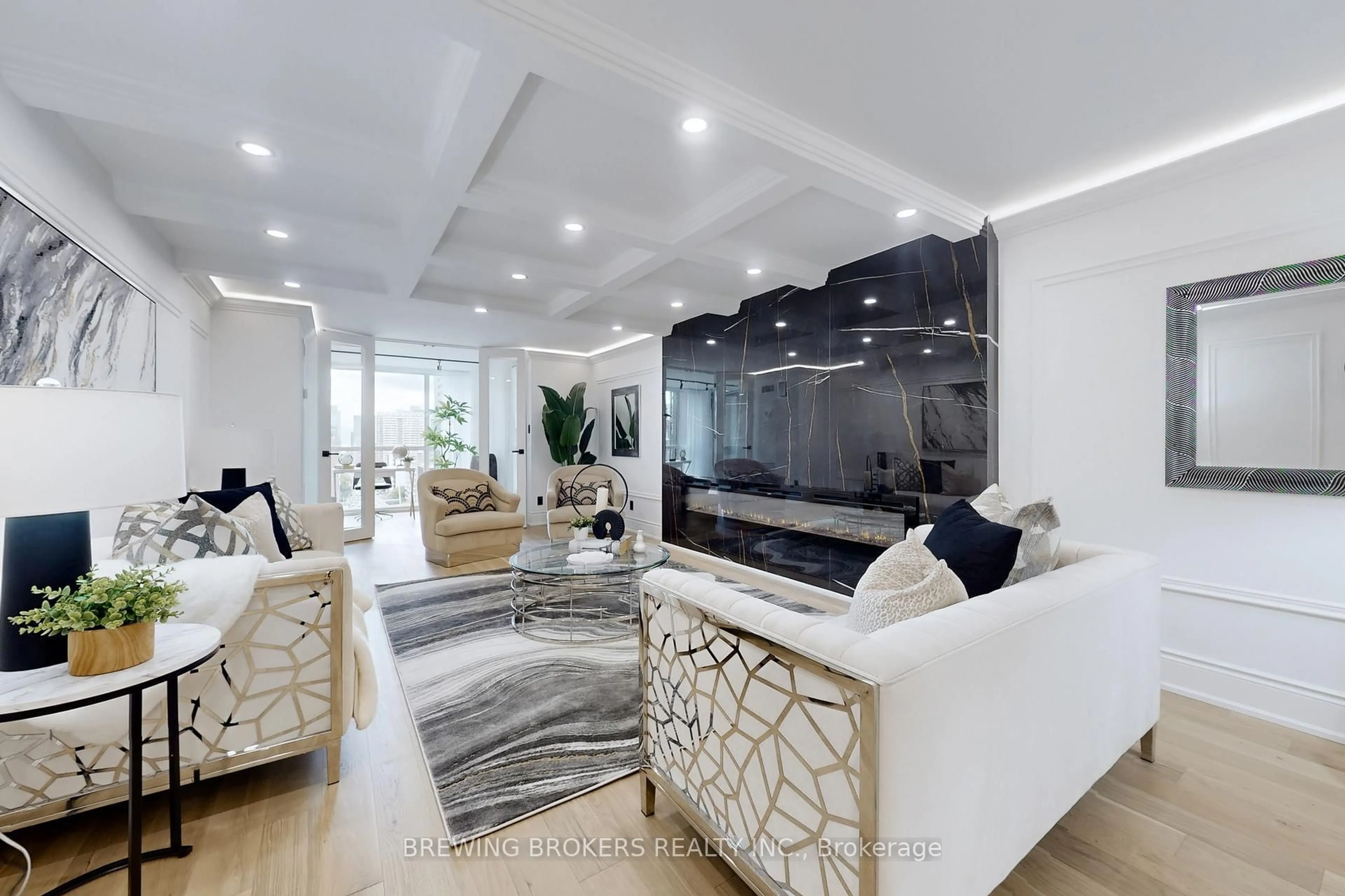 Living room with furniture, unknown for 278 Bloor St #1501, Toronto Ontario M4W 3M4