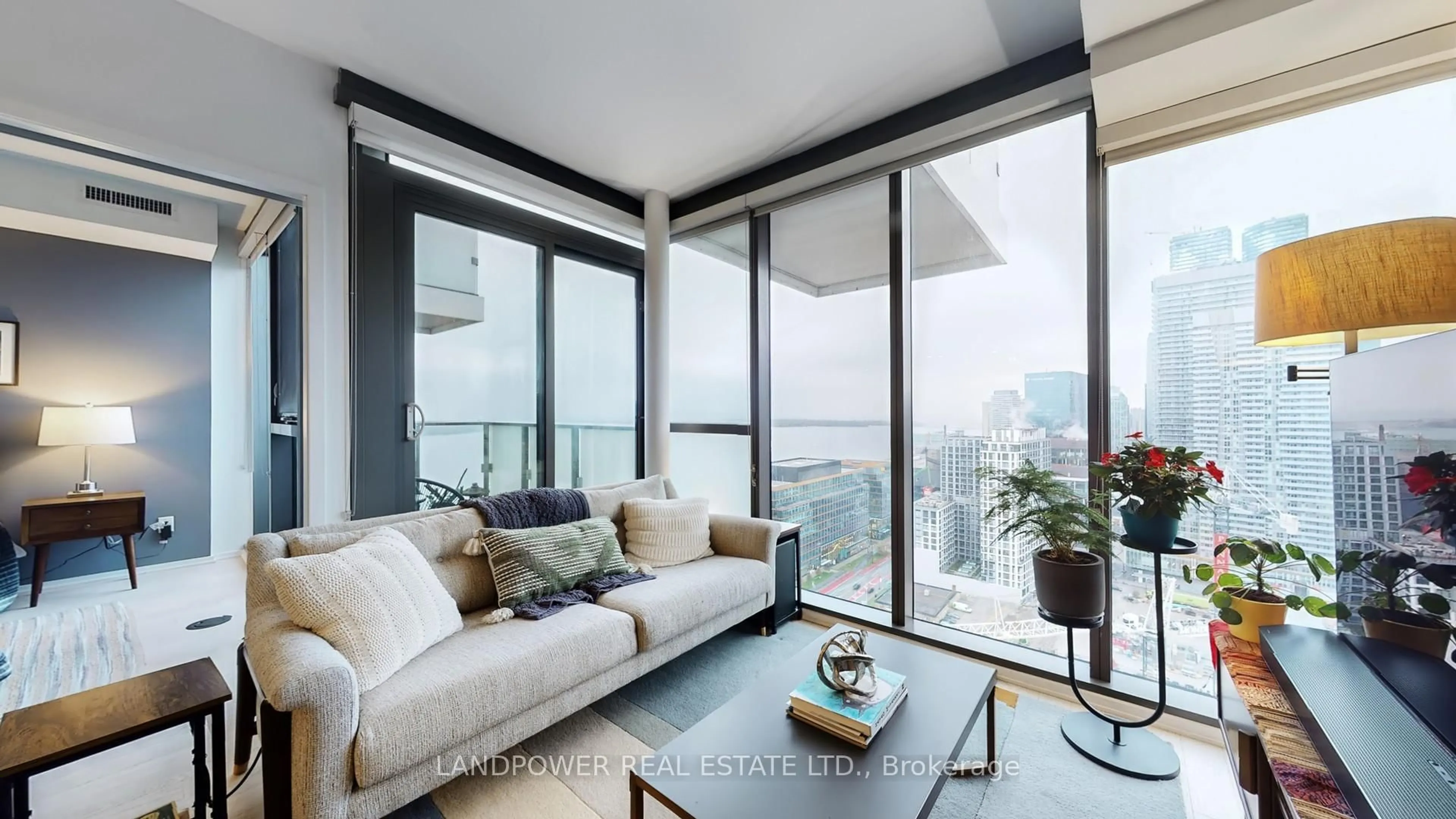 Living room with furniture, unknown for 16 Bonnycastle St #2501, Toronto Ontario M5A 0C9