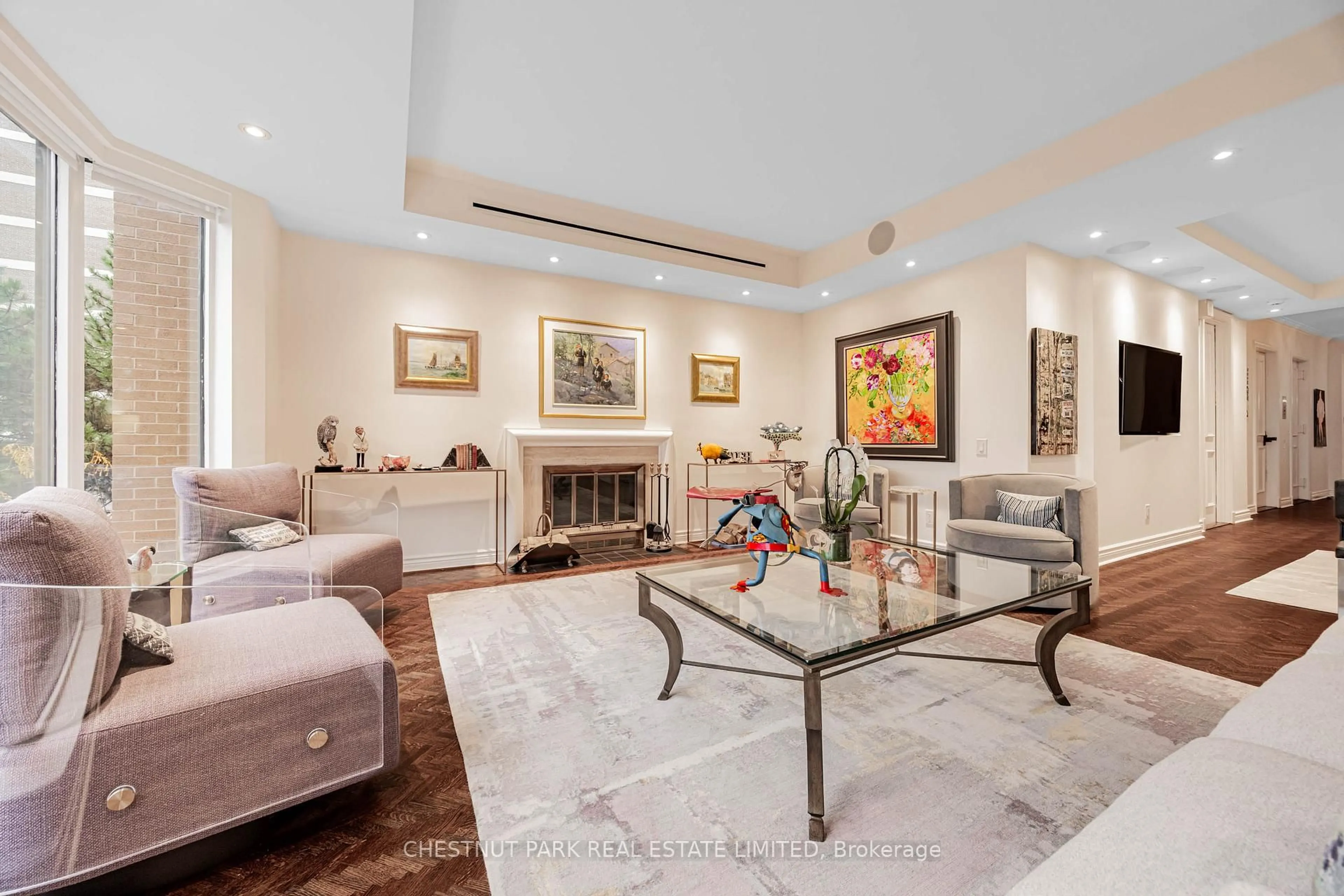 Living room with furniture, unknown for 70 Rosehill Ave #406, Toronto Ontario M4T 2W7