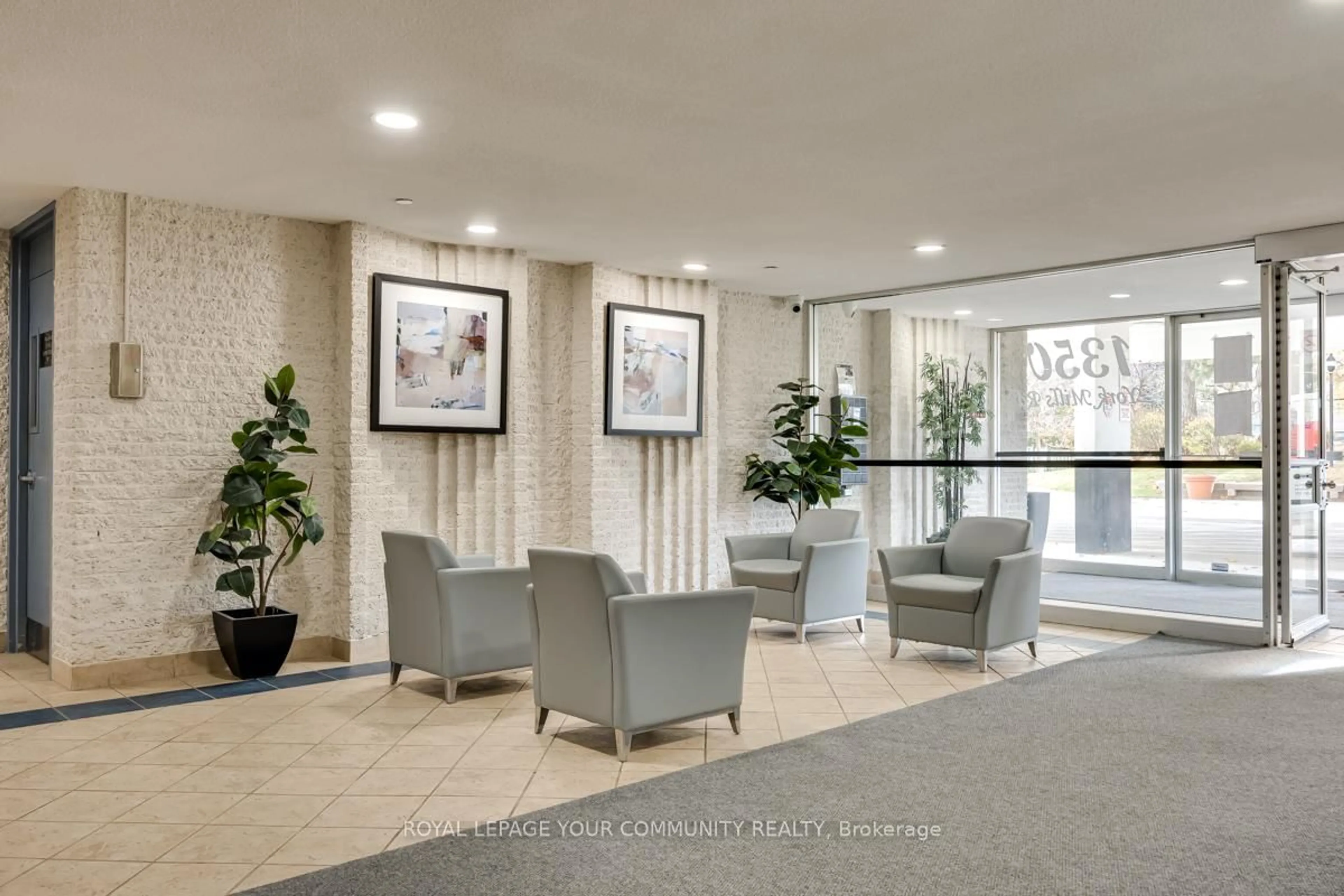 Lobby for 1350 York Mills Rd #2201, Toronto Ontario M3A 2A1