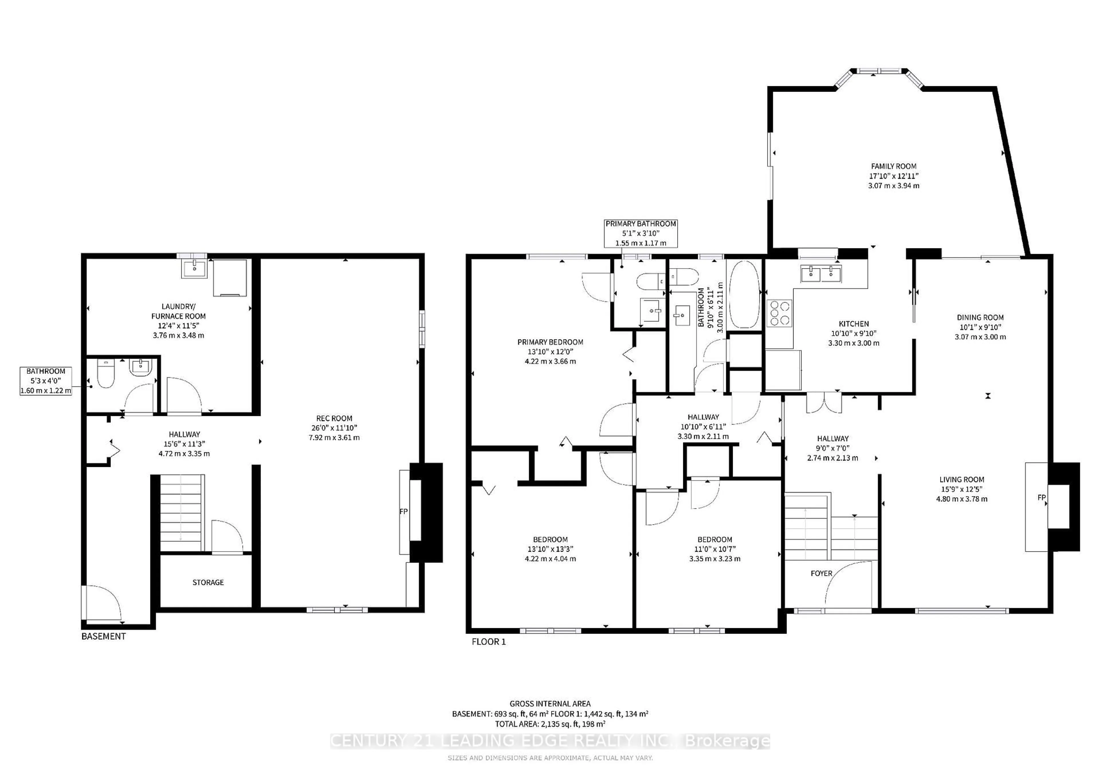 Floor plan for 34 Tollerton Ave, Toronto Ontario M2K 2H3