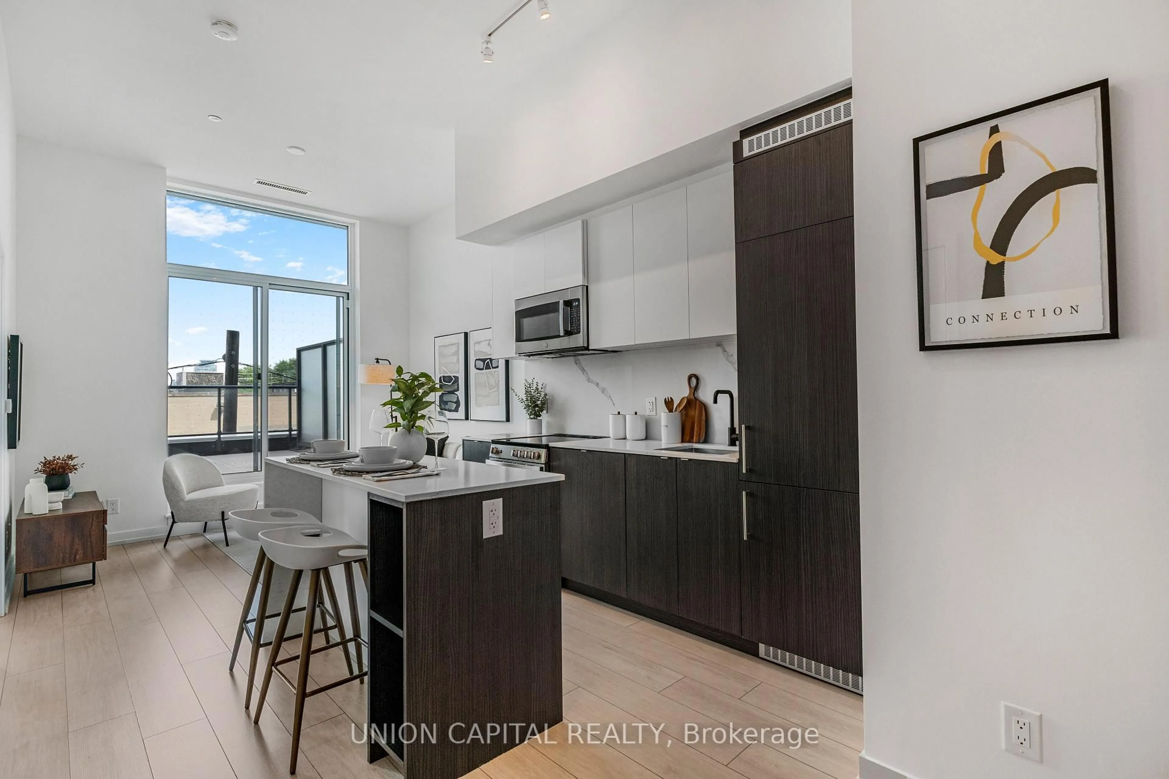 Open concept kitchen, unknown for 500 Dupont St #205, Toronto Ontario M6G 0B8