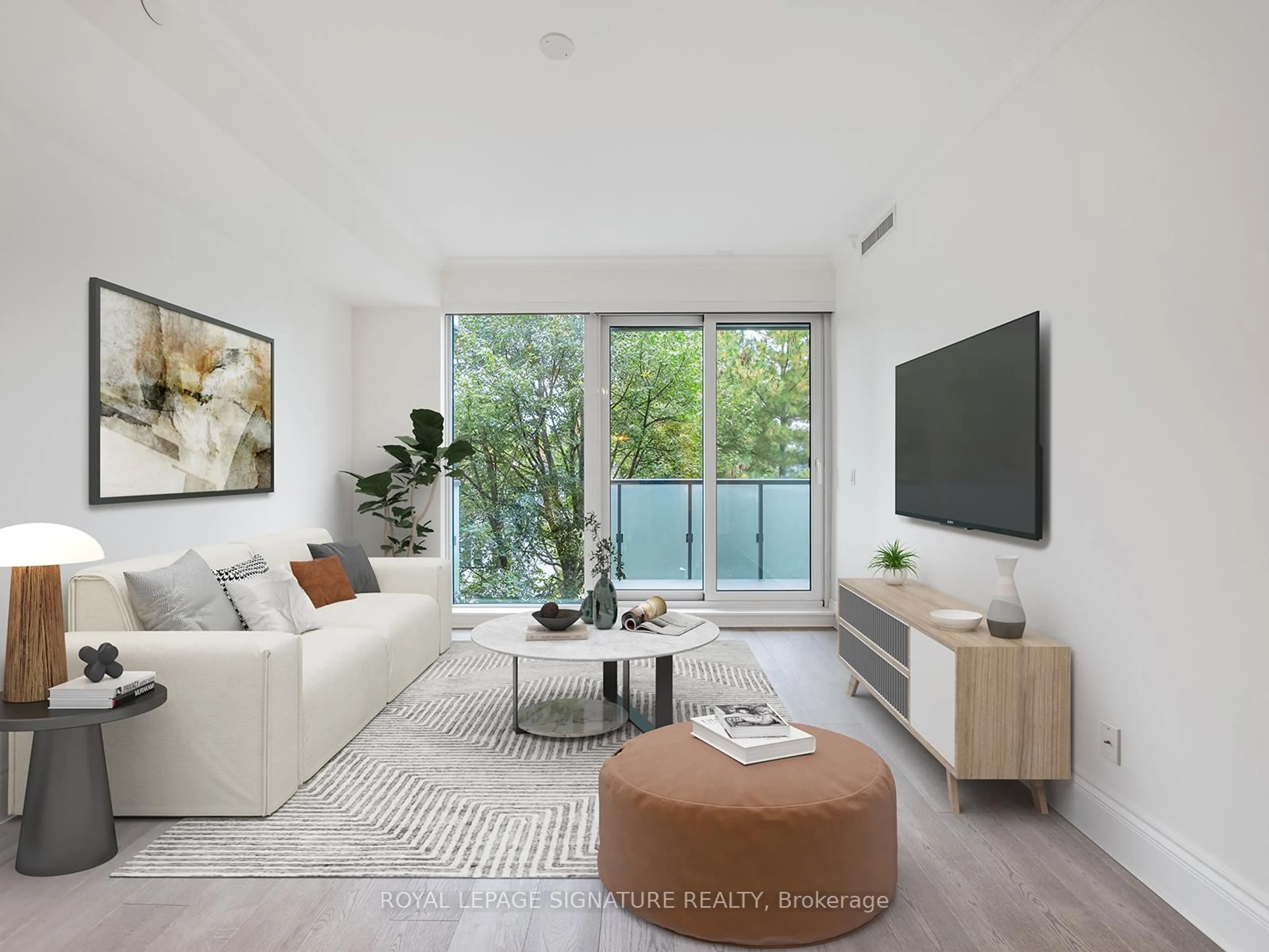 Living room with furniture, unknown for 128 Pears Ave #504, Toronto Ontario M5R 0A9