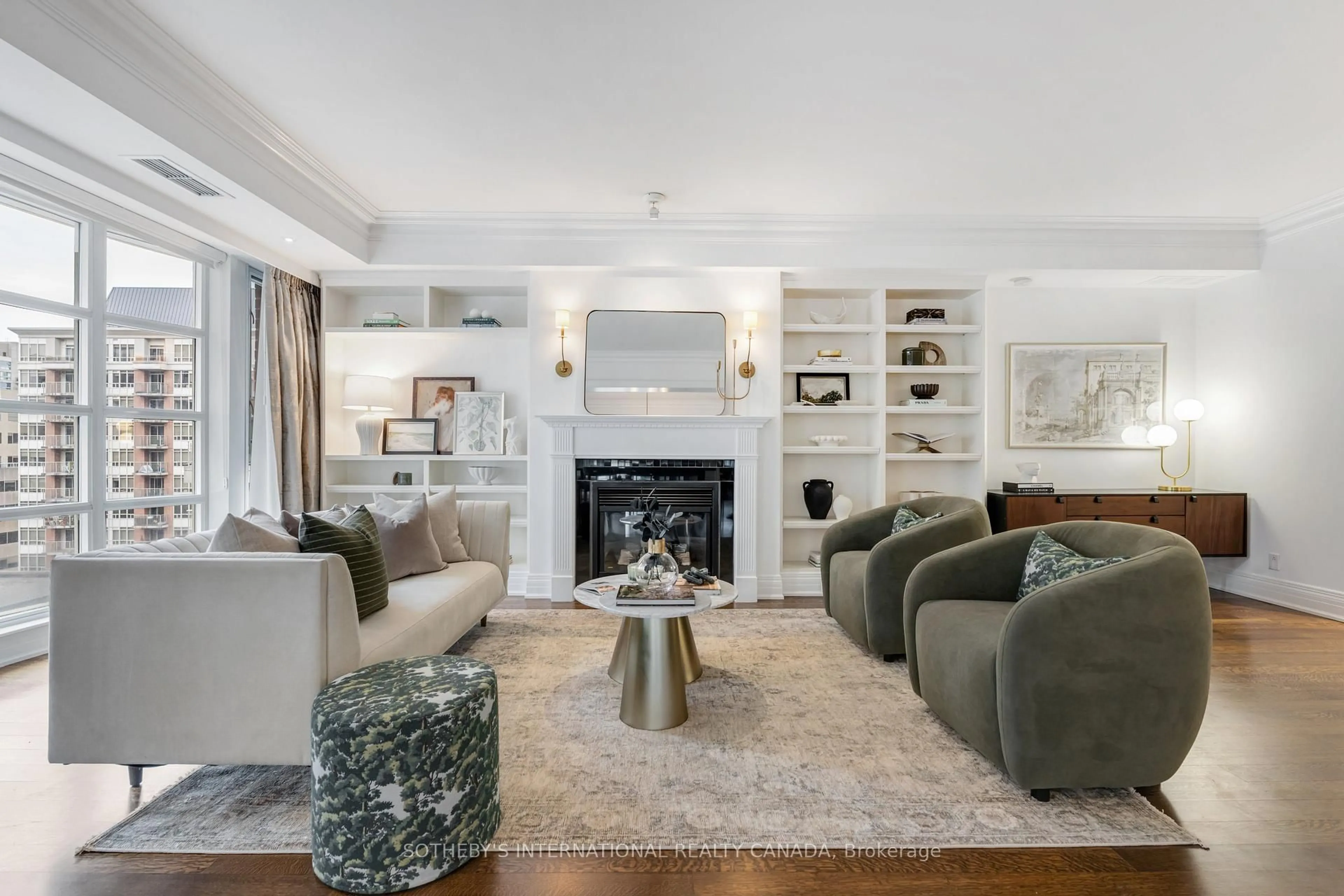 Living room with furniture, unknown for 33 Delisle Ave #908, Toronto Ontario M4V 3C7